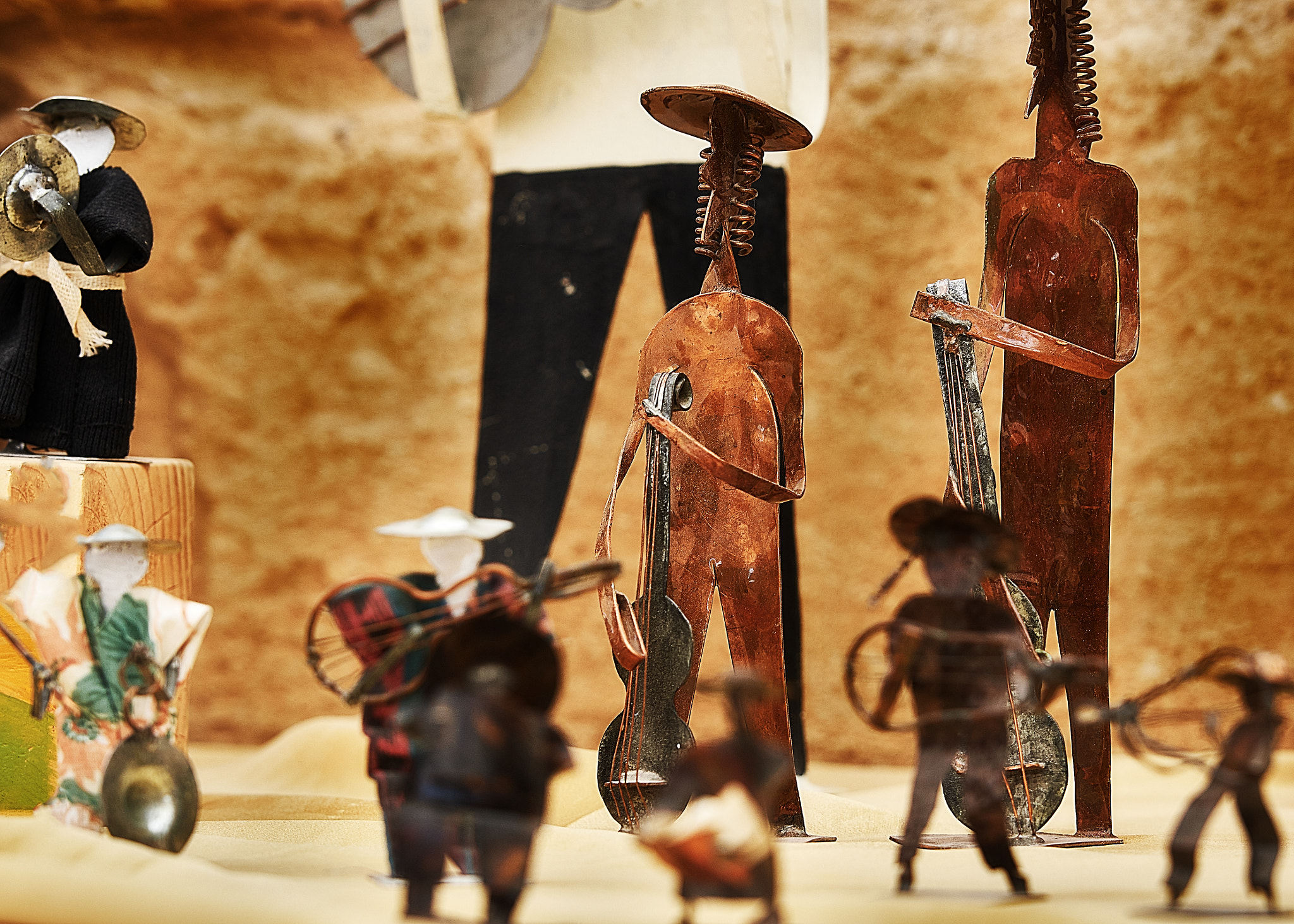 Nikon D500 sample photo. Metal figures photography