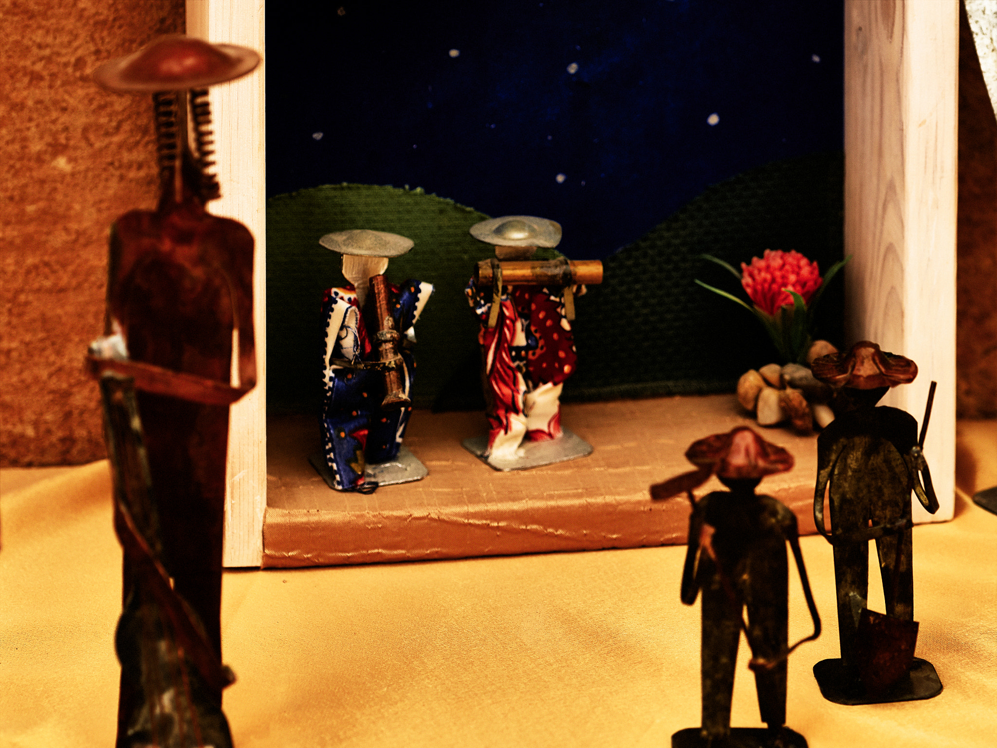 Nikon D500 sample photo. Metal figures photography