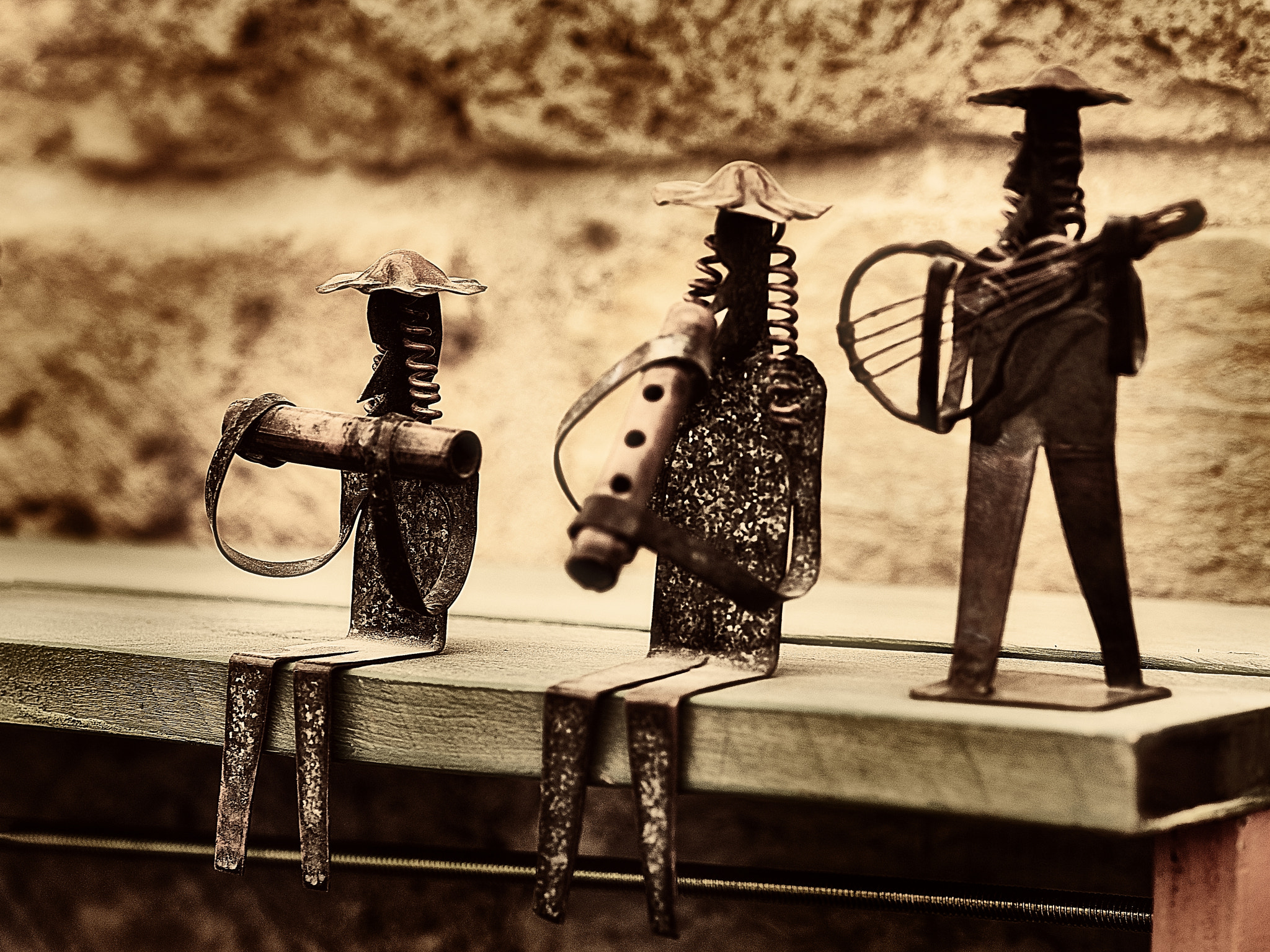 Nikon D500 sample photo. Metal figures photography