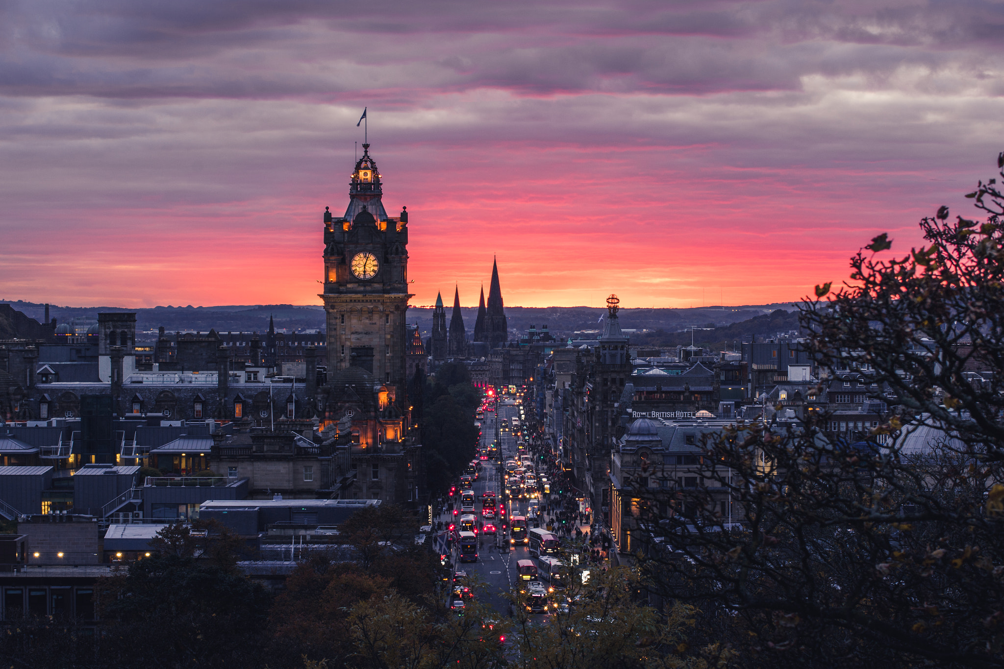 Tamron SP 35mm F1.8 Di VC USD sample photo. Edinburgh sundown photography
