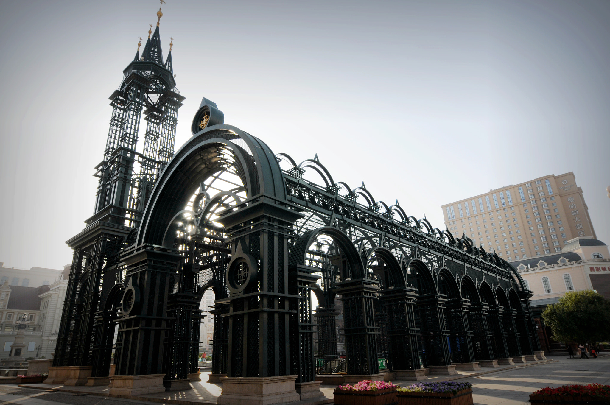 Nikon AF-S Nikkor 14-24mm F2.8G ED sample photo. A frame of steel skeleton photography
