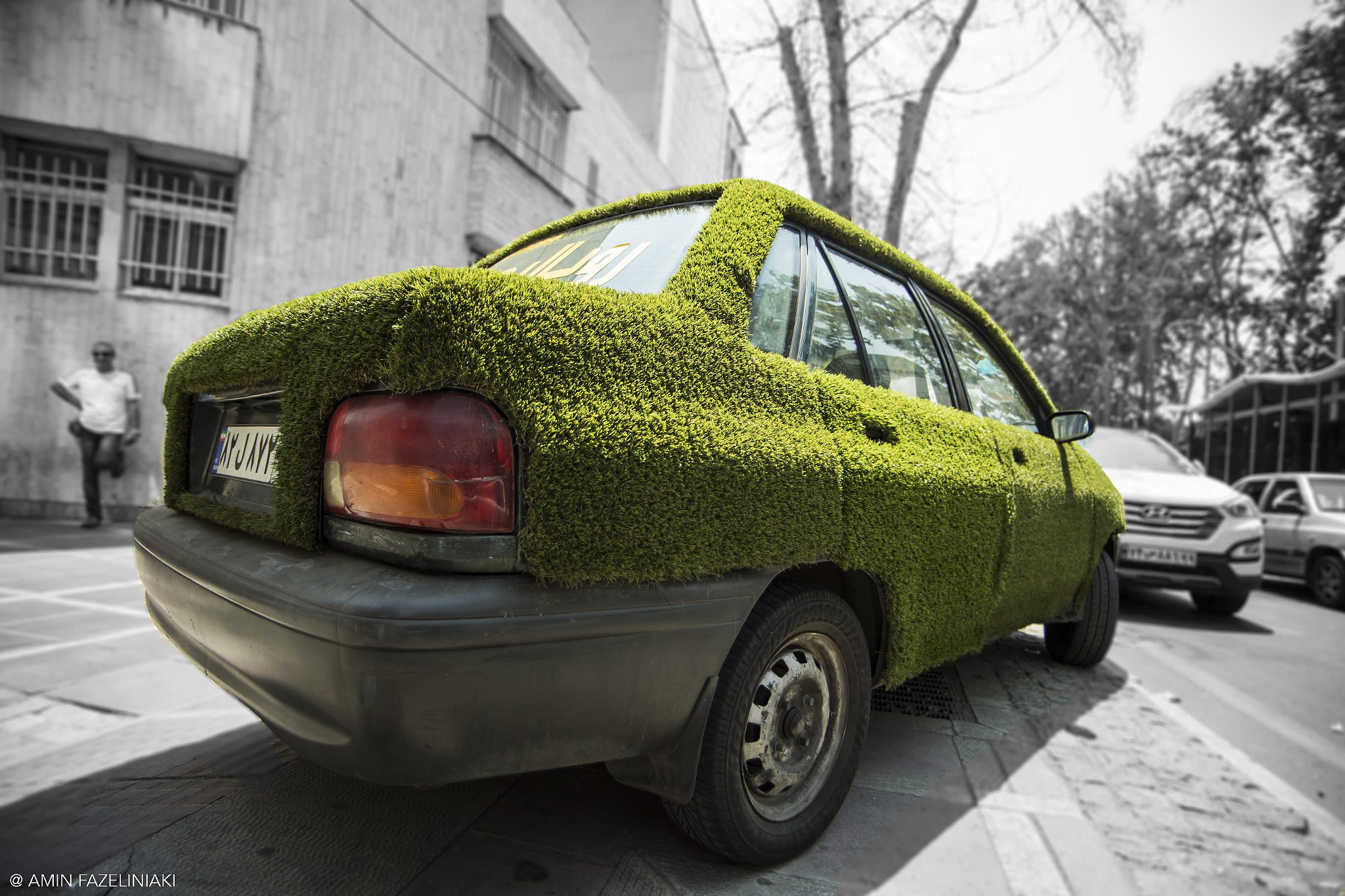 Canon EOS 6D + Tamron AF 19-35mm f/3.5-4.5 sample photo. Grassy car. photography