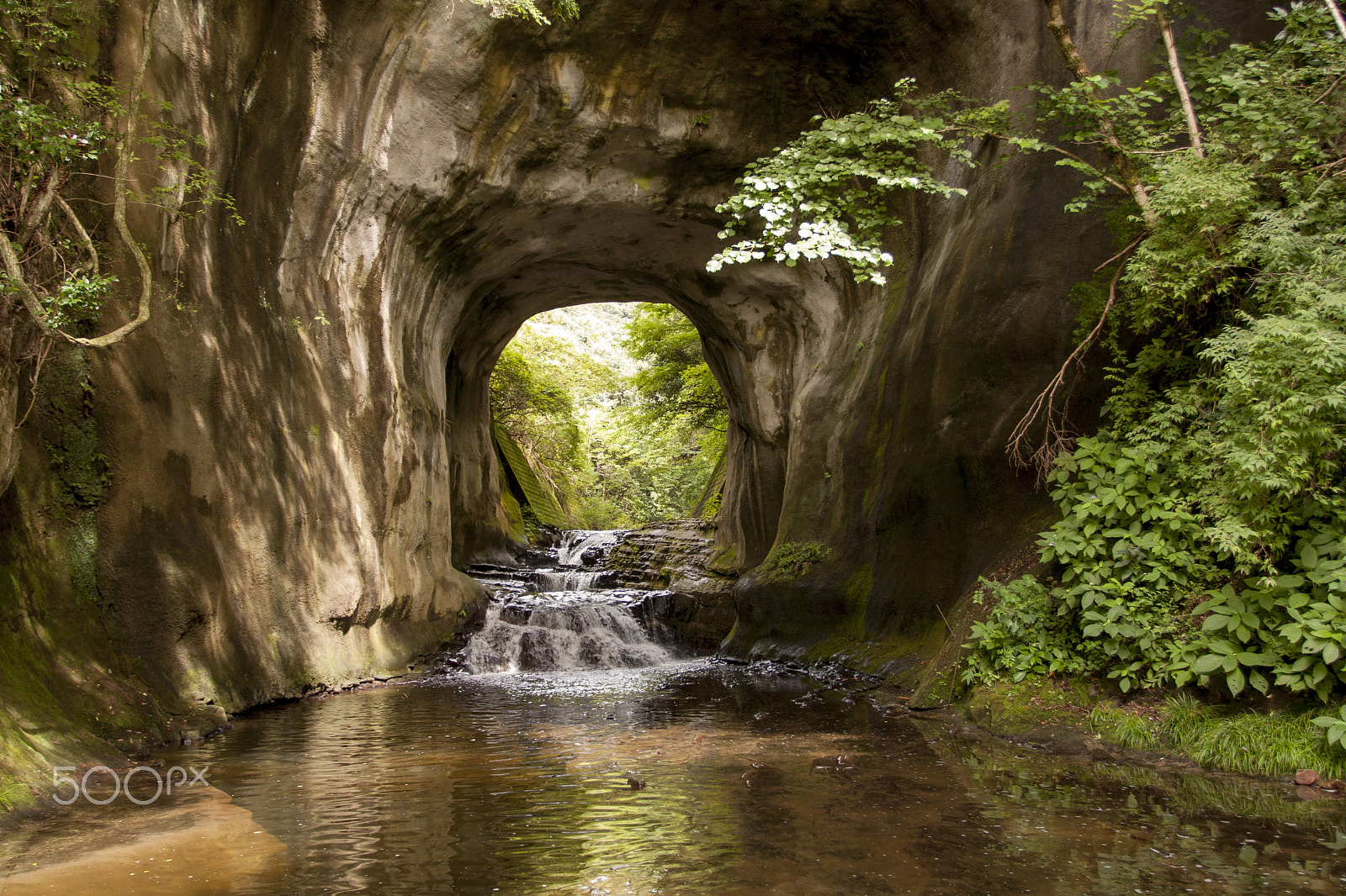 Canon EOS 40D + Canon EF 17-40mm F4L USM sample photo. Nomizo falls photography