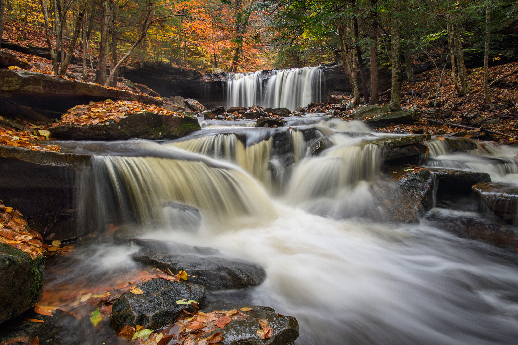 Nikon AF-S Nikkor 17-35mm F2.8D ED-IF sample photo. Oneida falls photography