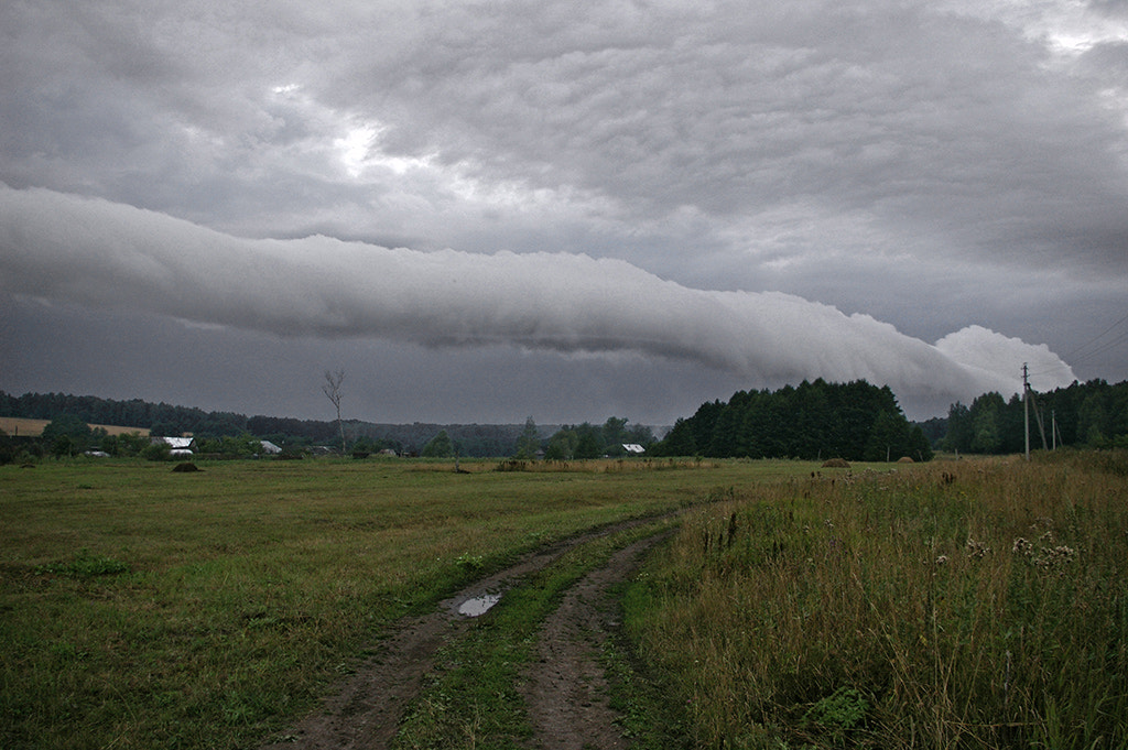 Pentax K110D sample photo. Long cloud. photography