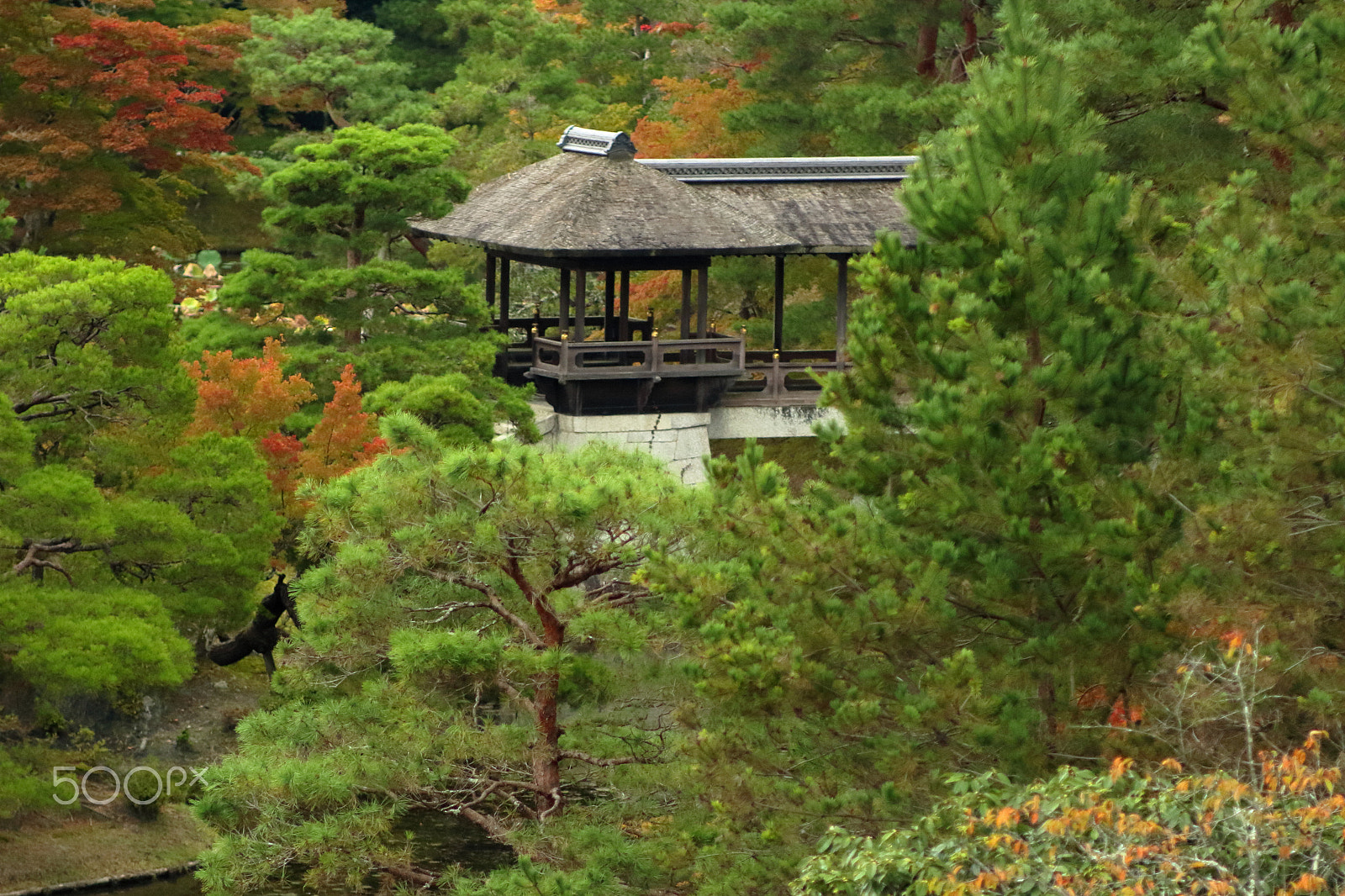 Canon EF 135mm F2.8 SF sample photo. Bridge in deep mountains photography