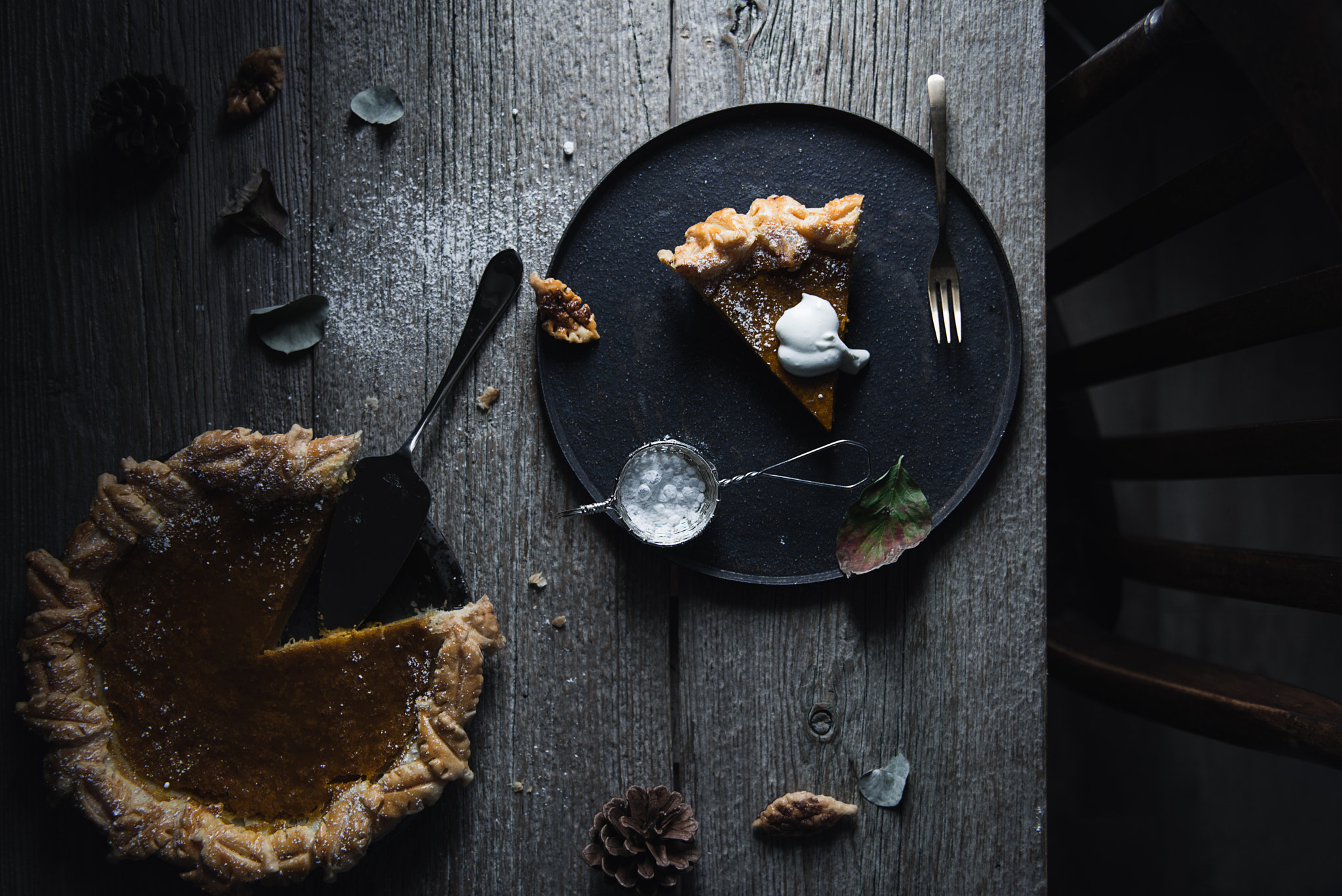 Nikon AF-S Nikkor 24-70mm F2.8E ED VR sample photo. Homemade kabocha squash pie. photography