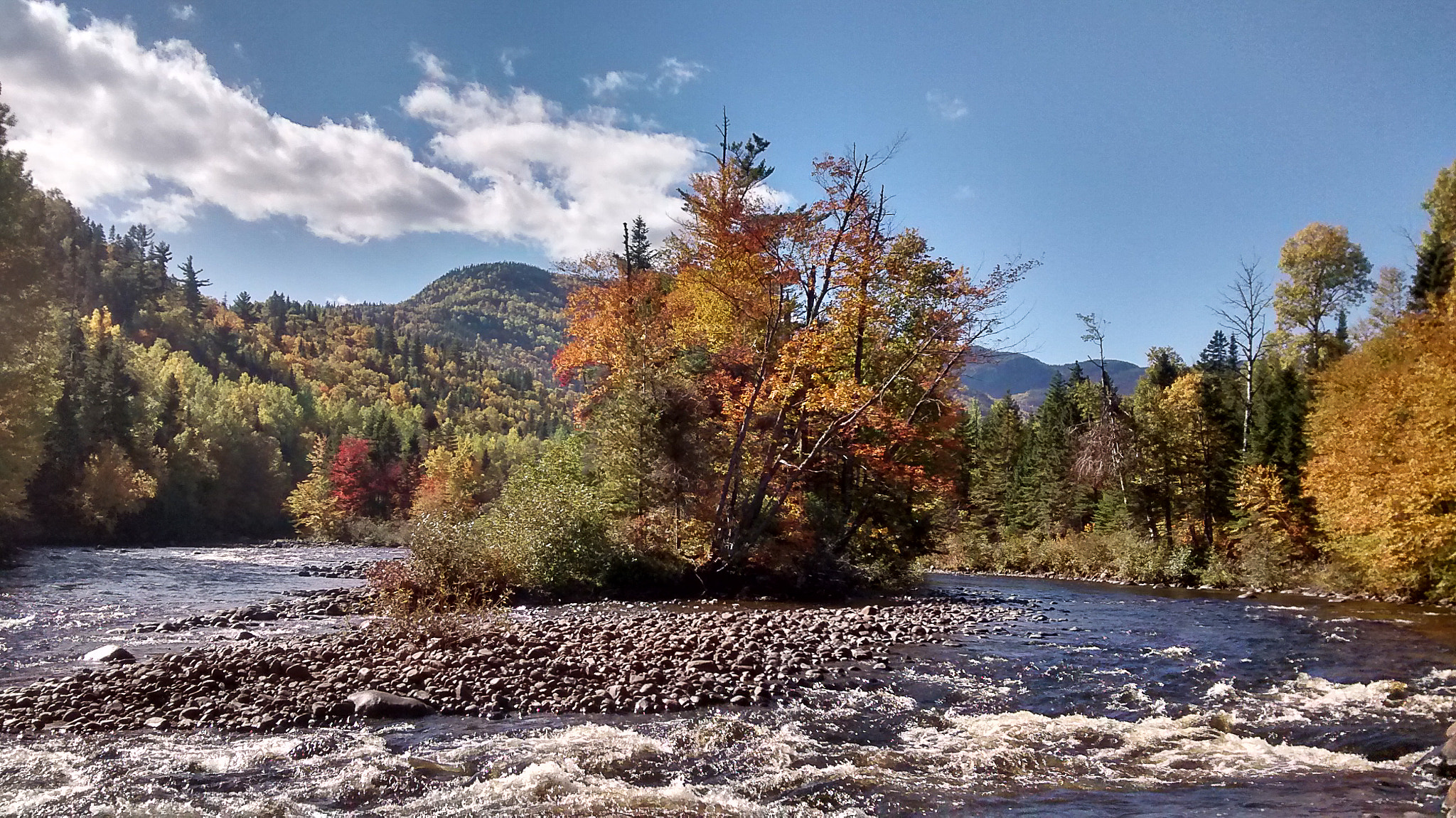 Motorola Moto G with 4G LTE (1st Gen) sample photo. Eté indien au québec riviere noire photography