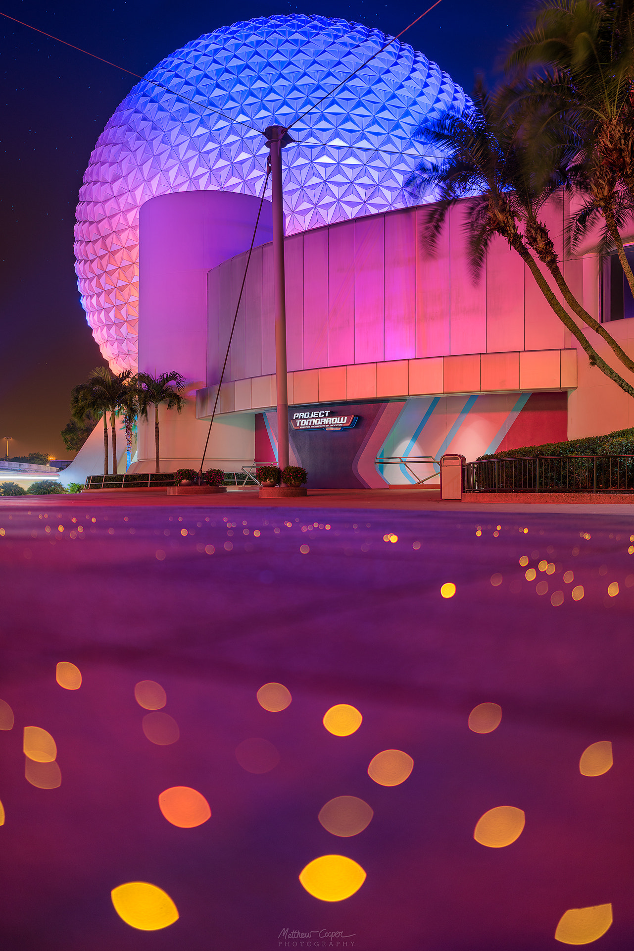 Nikon D810 + Nikon AF-S Nikkor 35mm F1.4G sample photo. Spaceship earth lemons photography