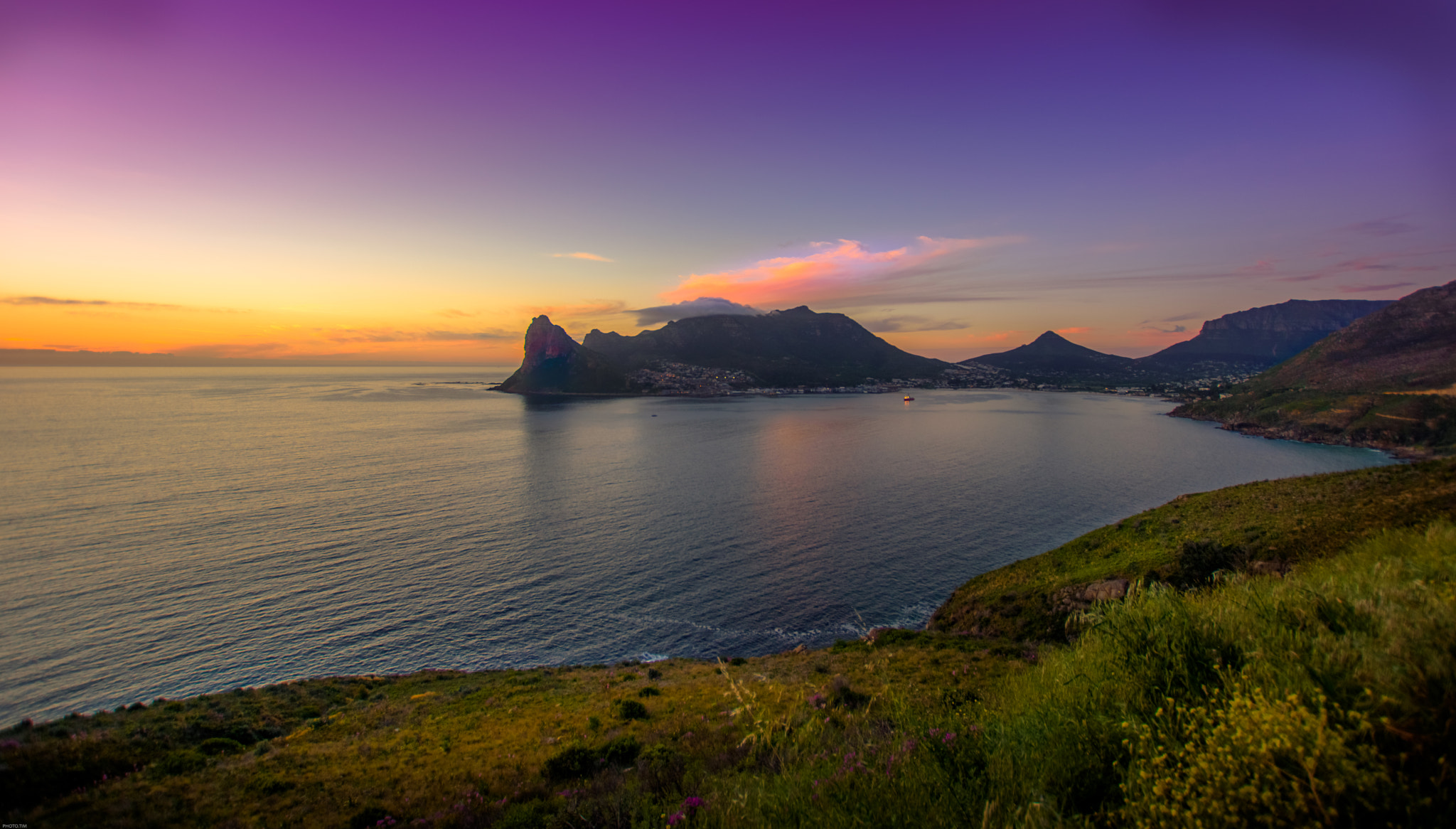 Nikon D5500 + Sigma 10-20mm F3.5 EX DC HSM sample photo. Sunset on chapman's peak #1 photography