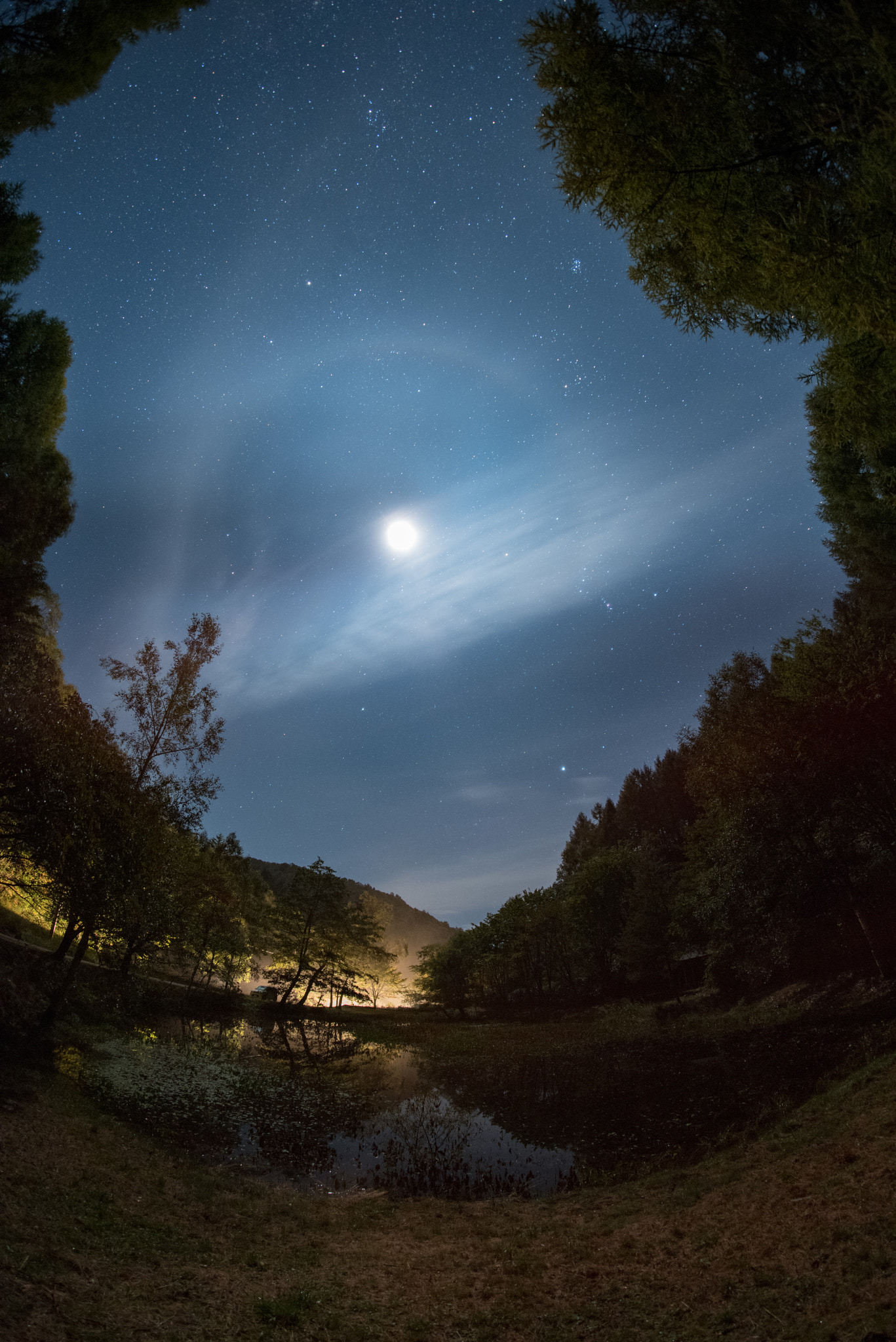 Samyang 12mm F2.8 ED AS NCS Fisheye sample photo. Moonnight photography