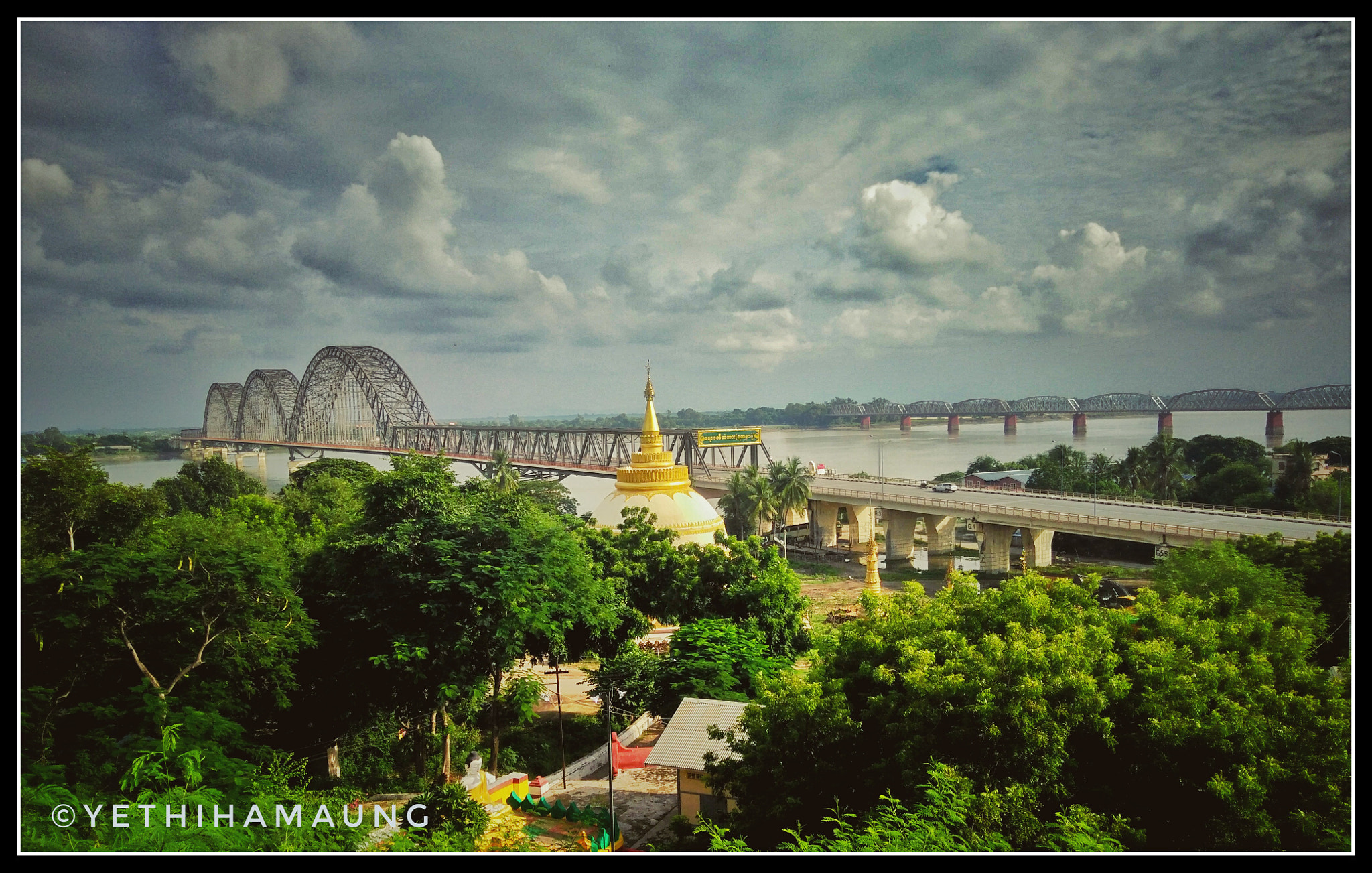 OPPO R7 Lite sample photo. My town(sagaing.myanmar) photography