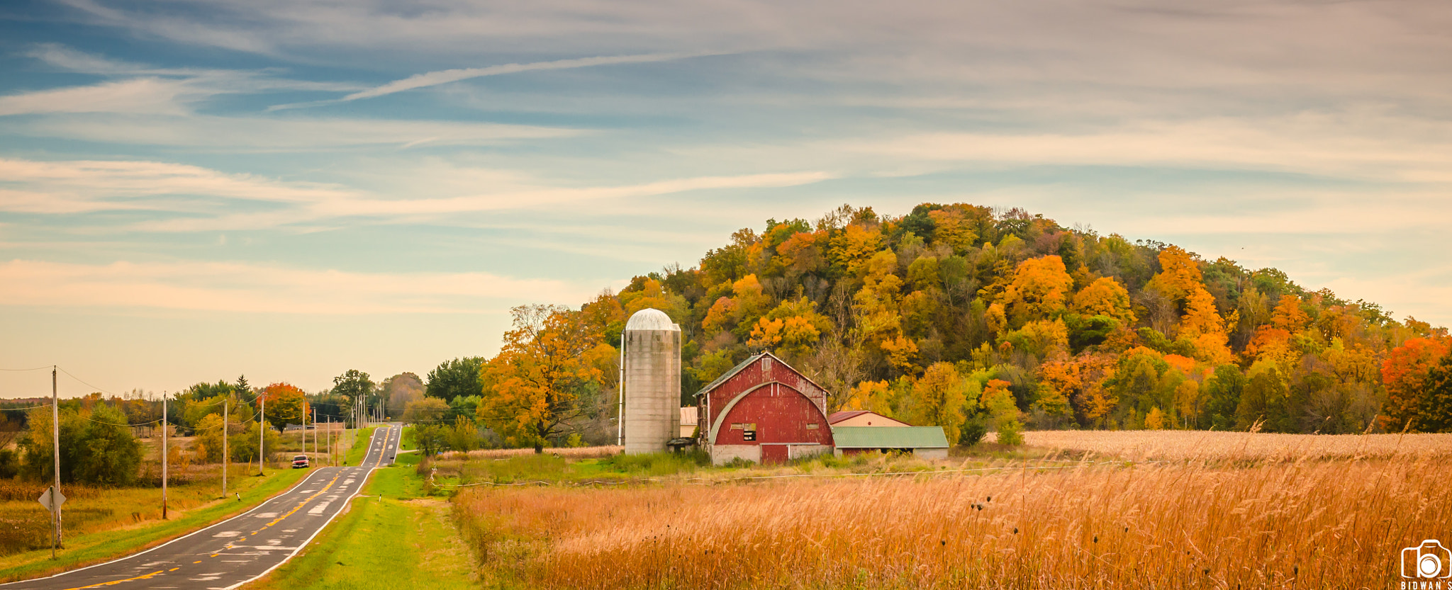 Nikon AF-S Nikkor 28-70mm F2.8 ED-IF sample photo. Fall in wisconsin countryside photography