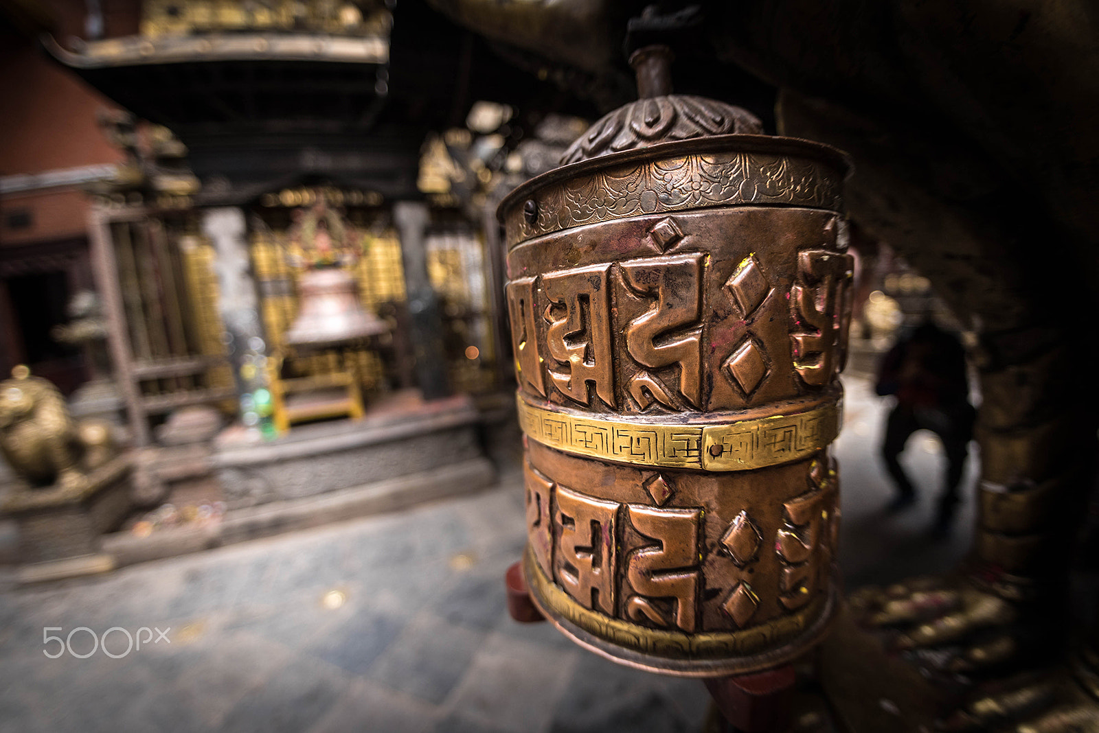 Nikon D750 + Sigma 15mm F2.8 EX DG Diagonal Fisheye sample photo. Prayer wheel photography