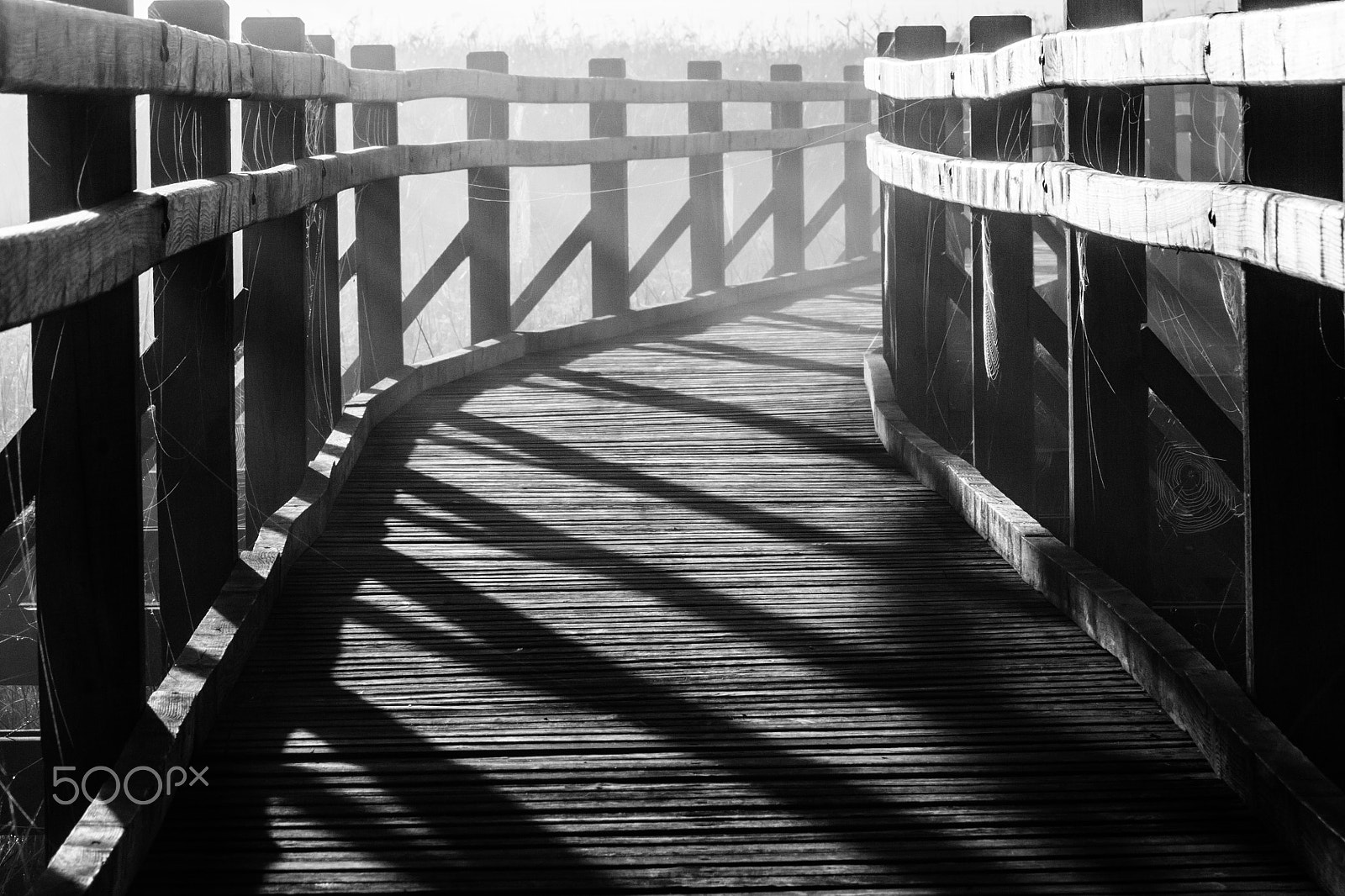 Canon EF-S 55-250mm F4-5.6 IS STM sample photo. Footbridge photography