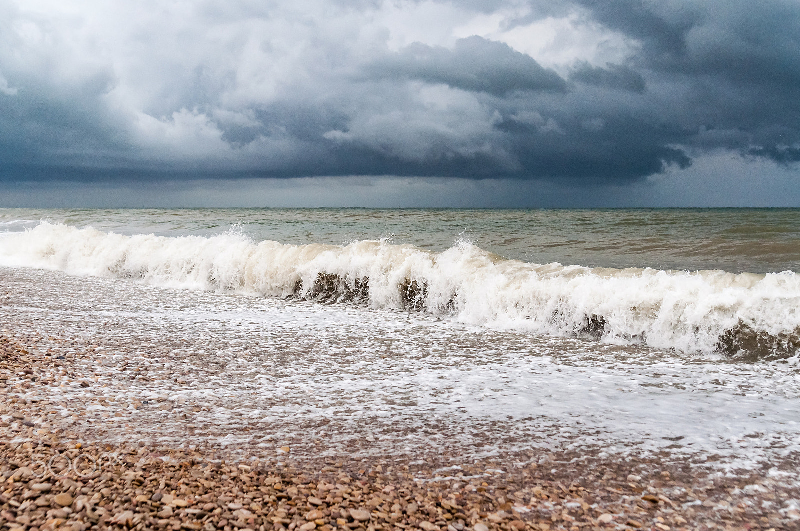 Nikon D5000 sample photo. Wave photography