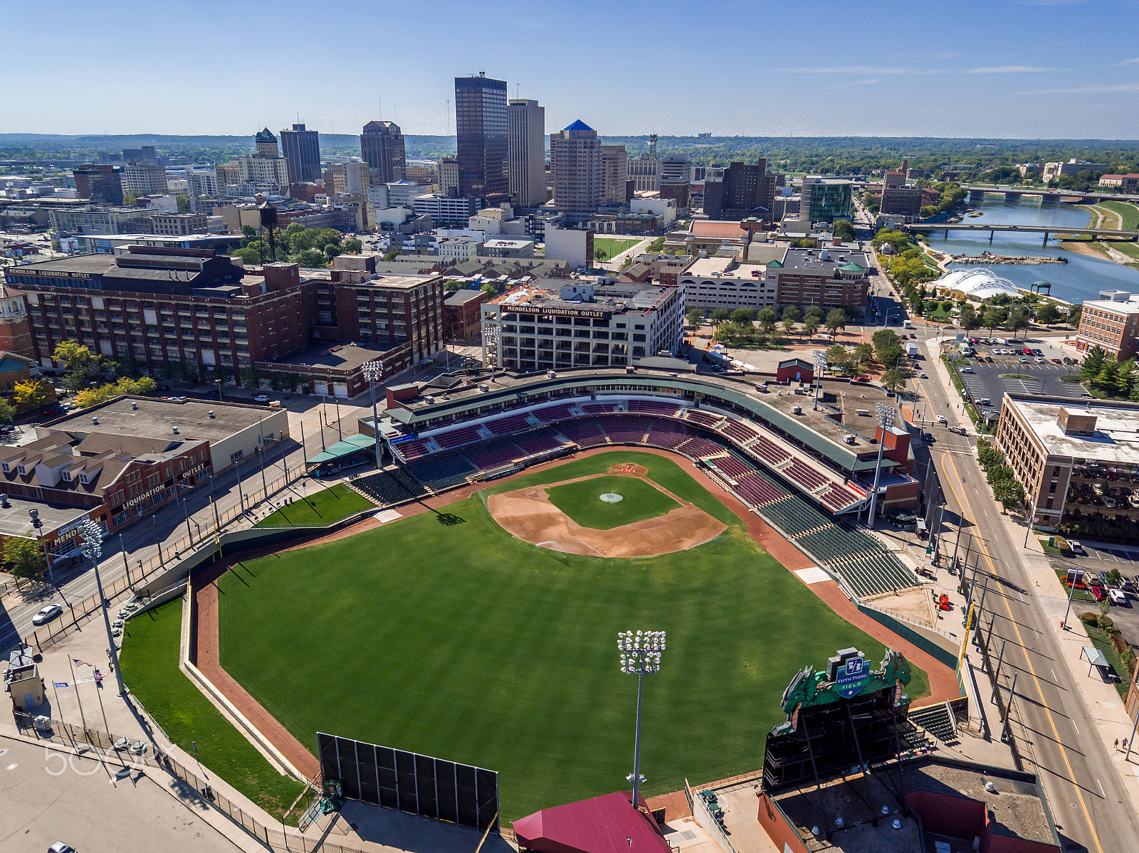 DJI FC550 + OLYMPUS M.12mm F2.0 sample photo. Dayton ohio bluebird day photography