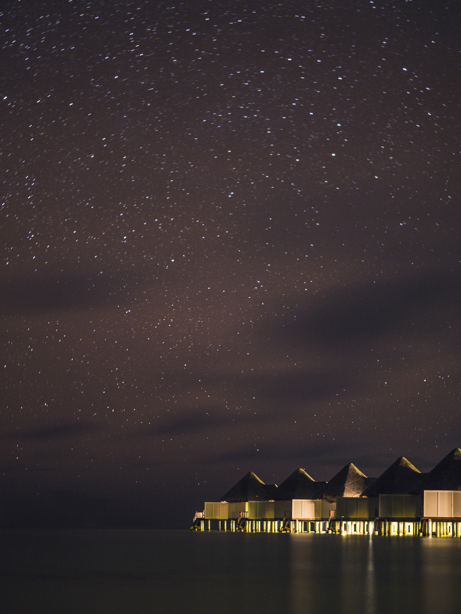 Olympus OM-D E-M10 II + Panasonic Leica DG Summilux 25mm F1.4 II ASPH sample photo. Star night of maldives photography