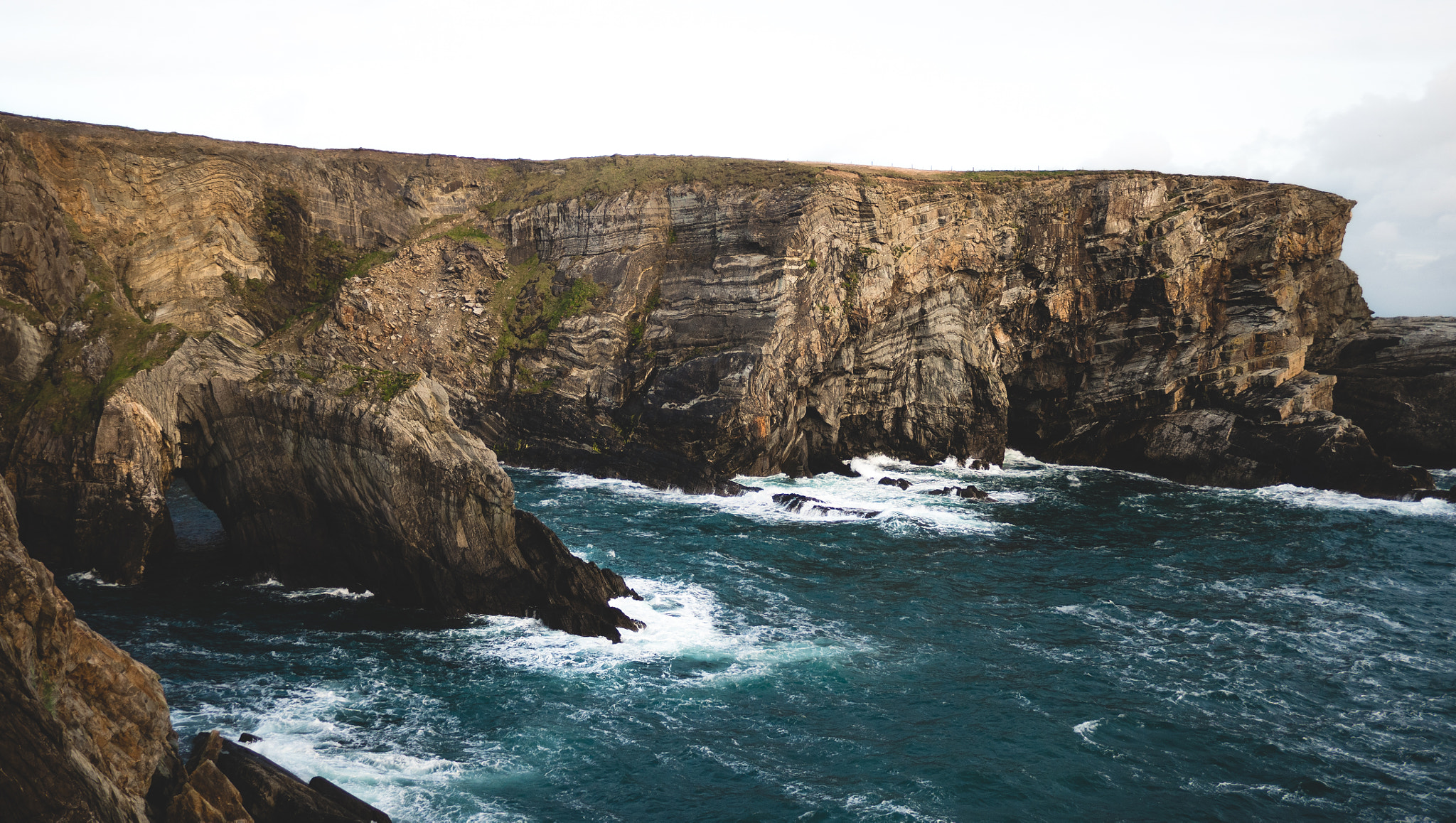 Olympus OM-D E-M5 II + Panasonic Lumix G 14mm F2.5 ASPH sample photo. Mizen head, most southern point of ireland photography