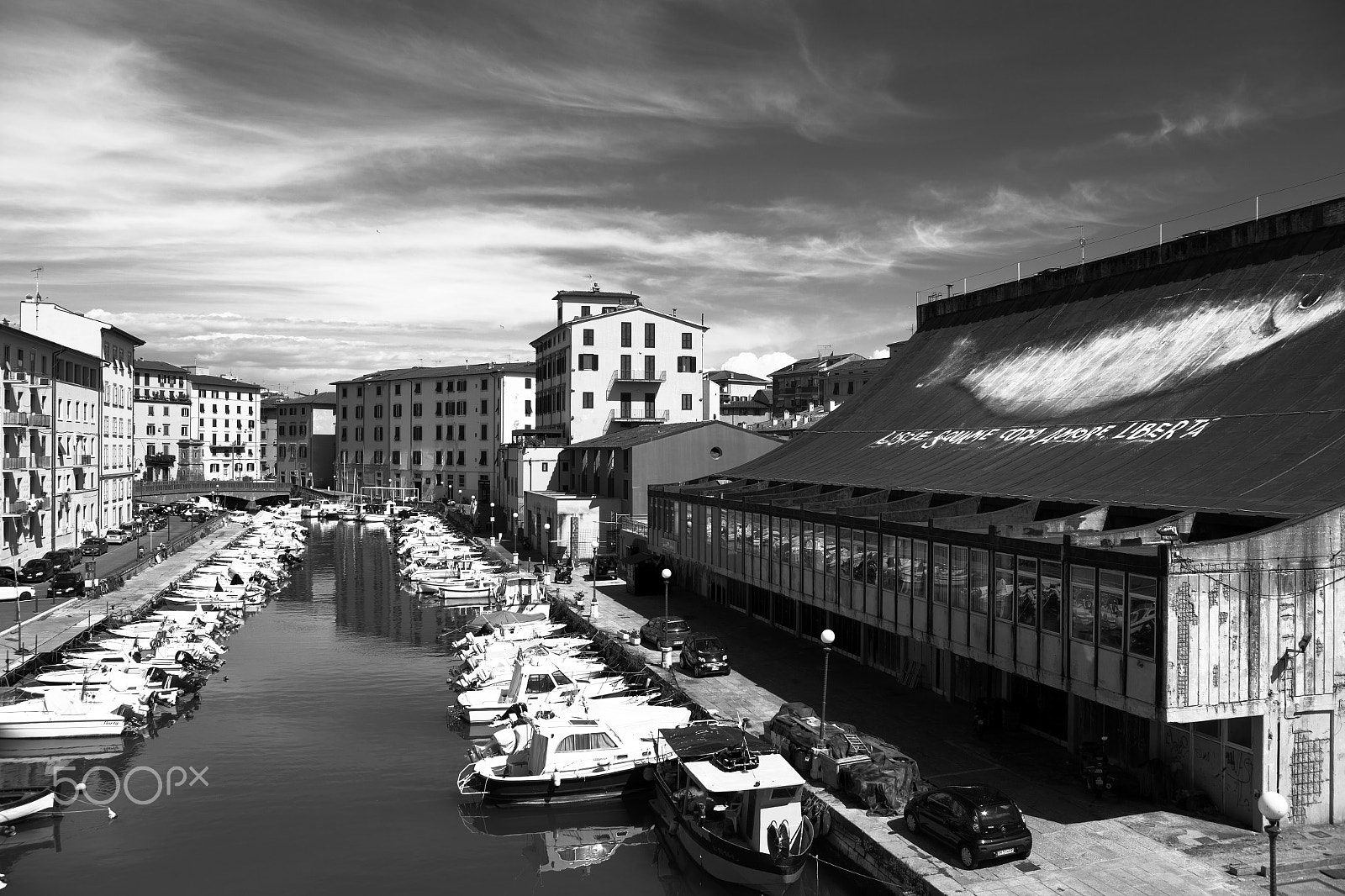 Canon EOS 6D + EF28-70mm f/2.8L USM sample photo. Little harbour in livorno, italy photography
