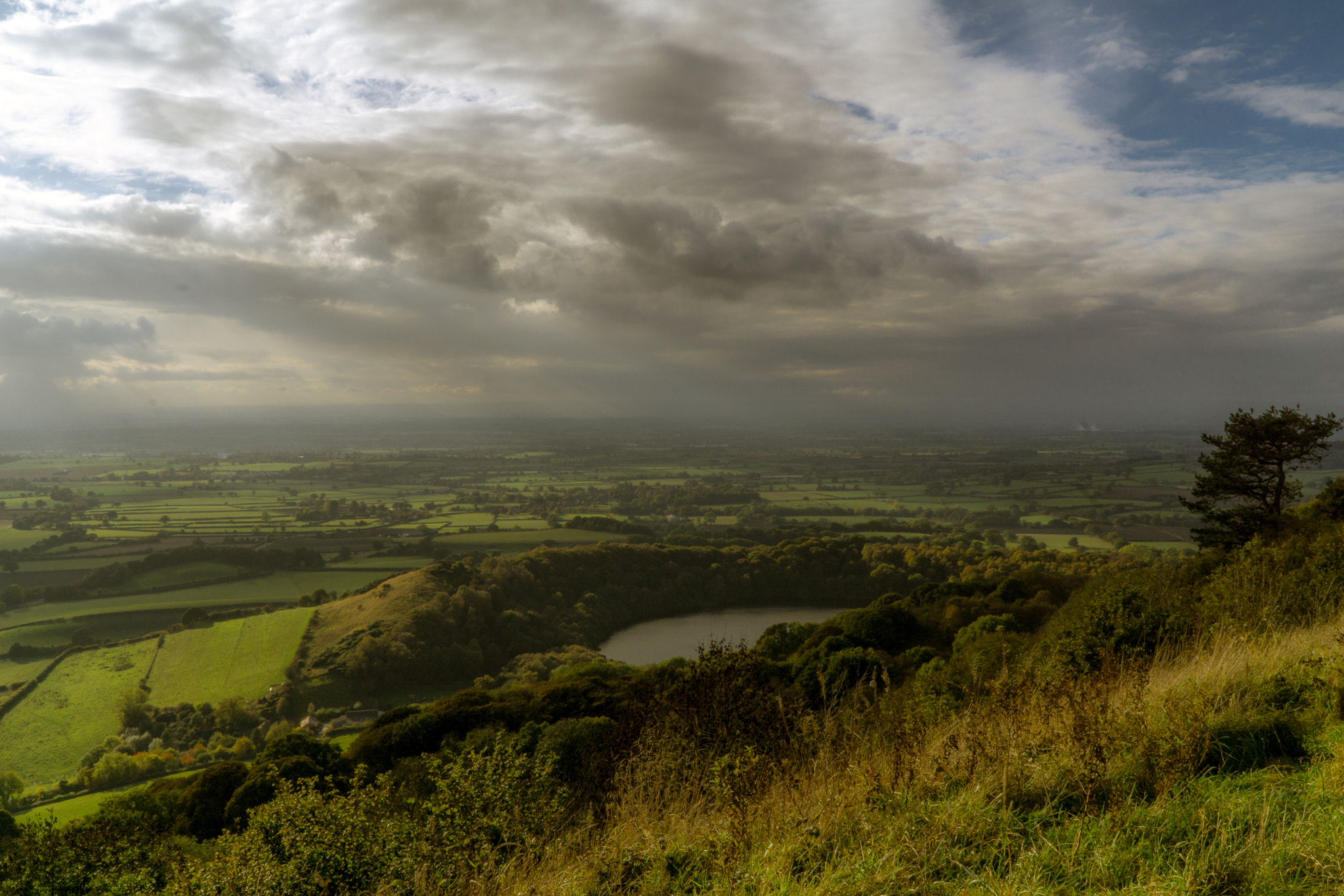 Sony a5100 sample photo. Sutton bank - gormire lake photography