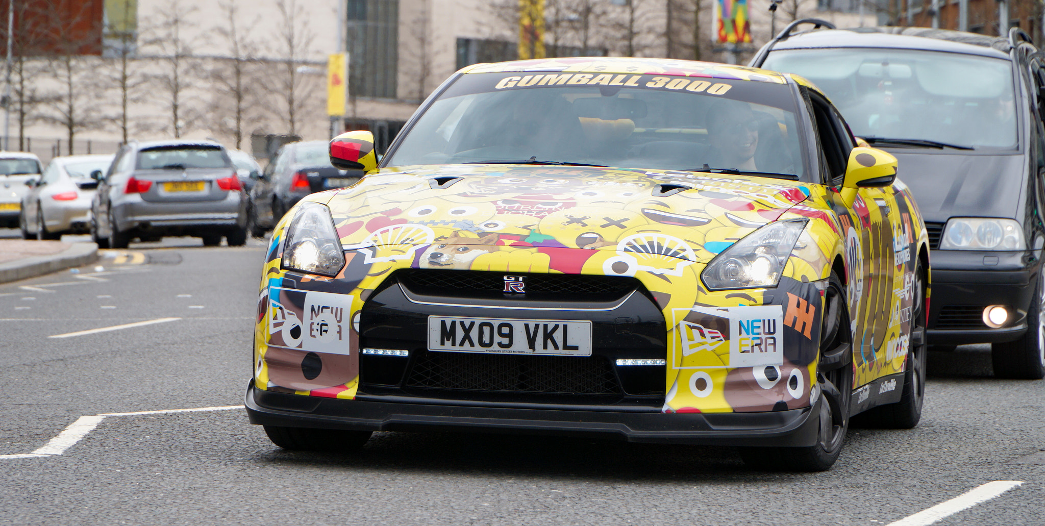 Sony Alpha a5000 (ILCE 5000) + Sony E PZ 18-105mm F4 G OSS sample photo. Nissan gtr at gumball in belfast photography