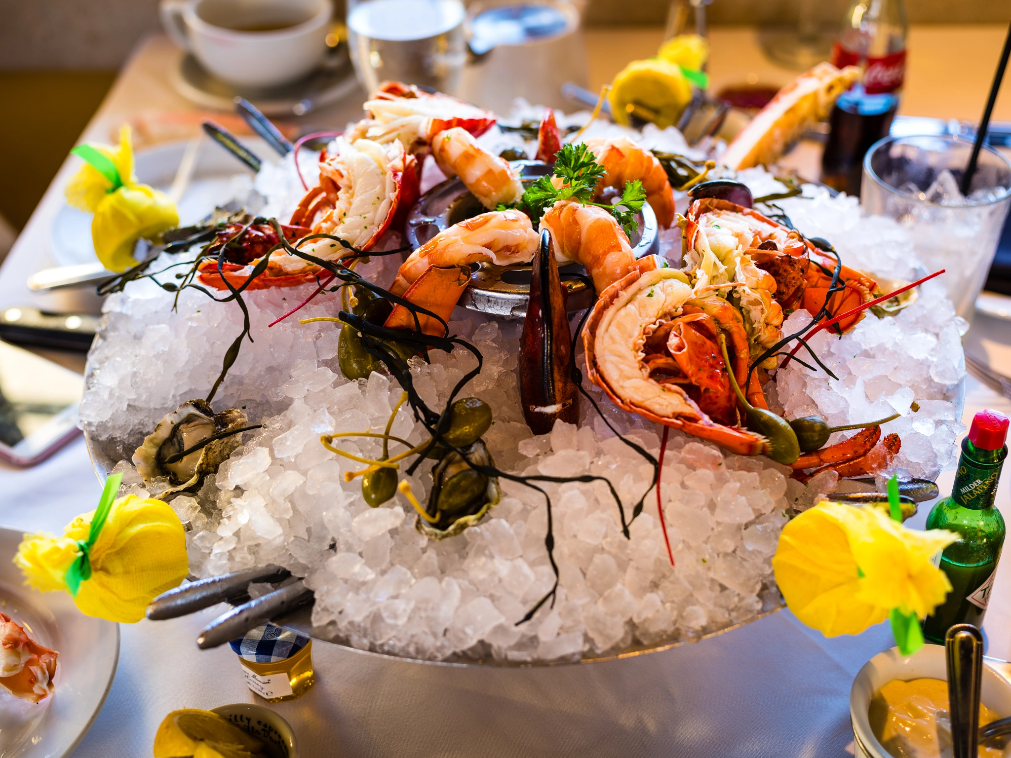 Pentax 645Z sample photo. Sea food tower photography