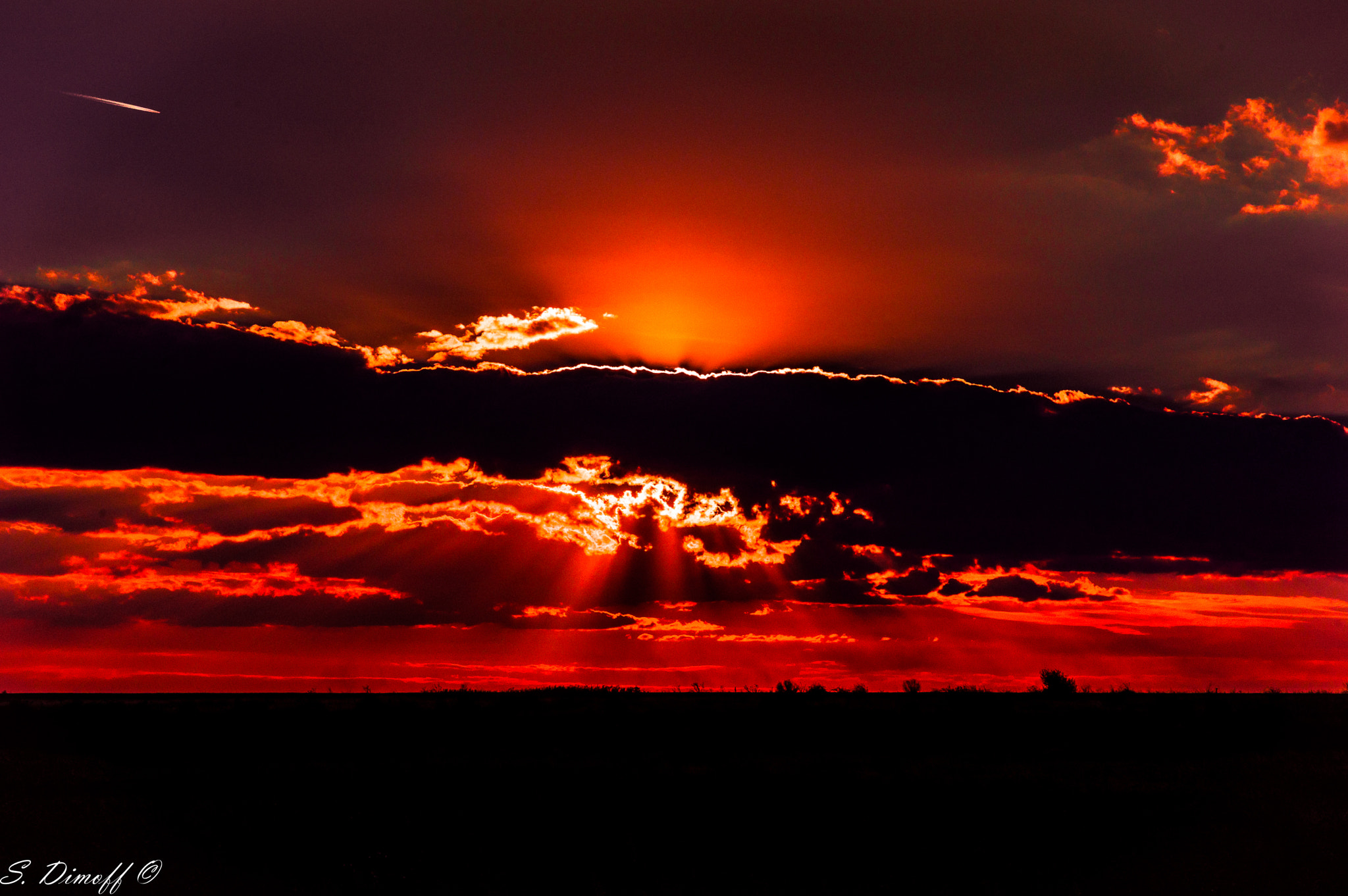 Pentax K-3 II sample photo. Sunset in red...  photography