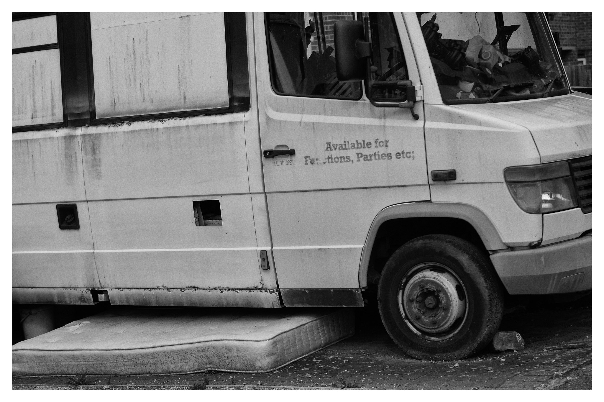 Partybus with bed