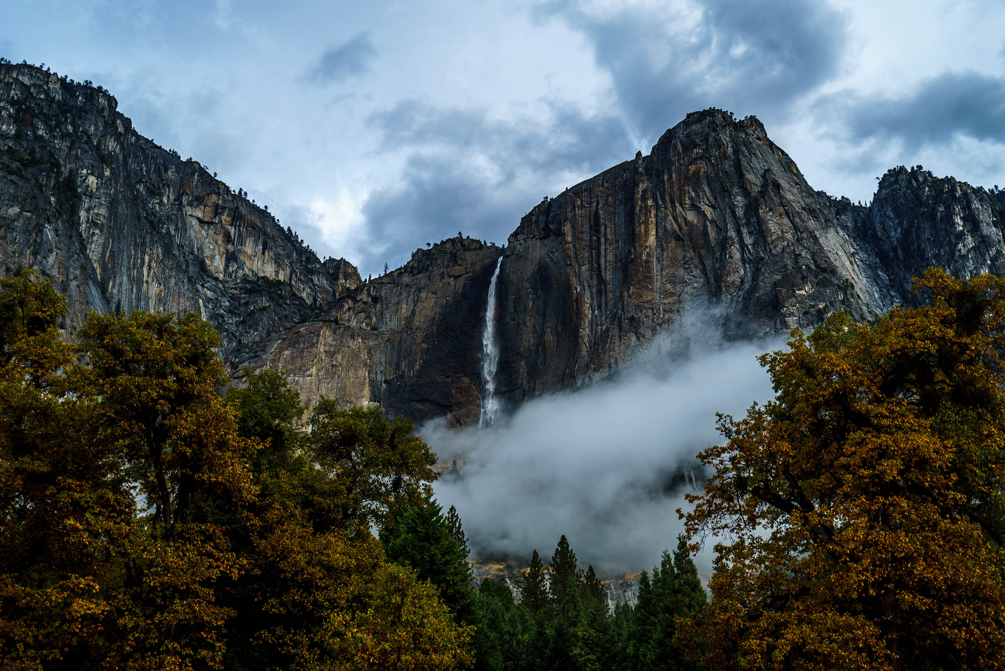 Sony a7S II sample photo. Yosemite falls photography