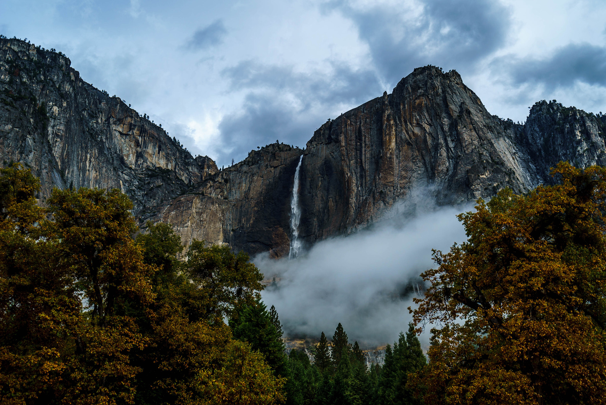 Sony a7S II + Sony Vario-Tessar T* FE 16-35mm F4 ZA OSS sample photo. Yosemite falls photography