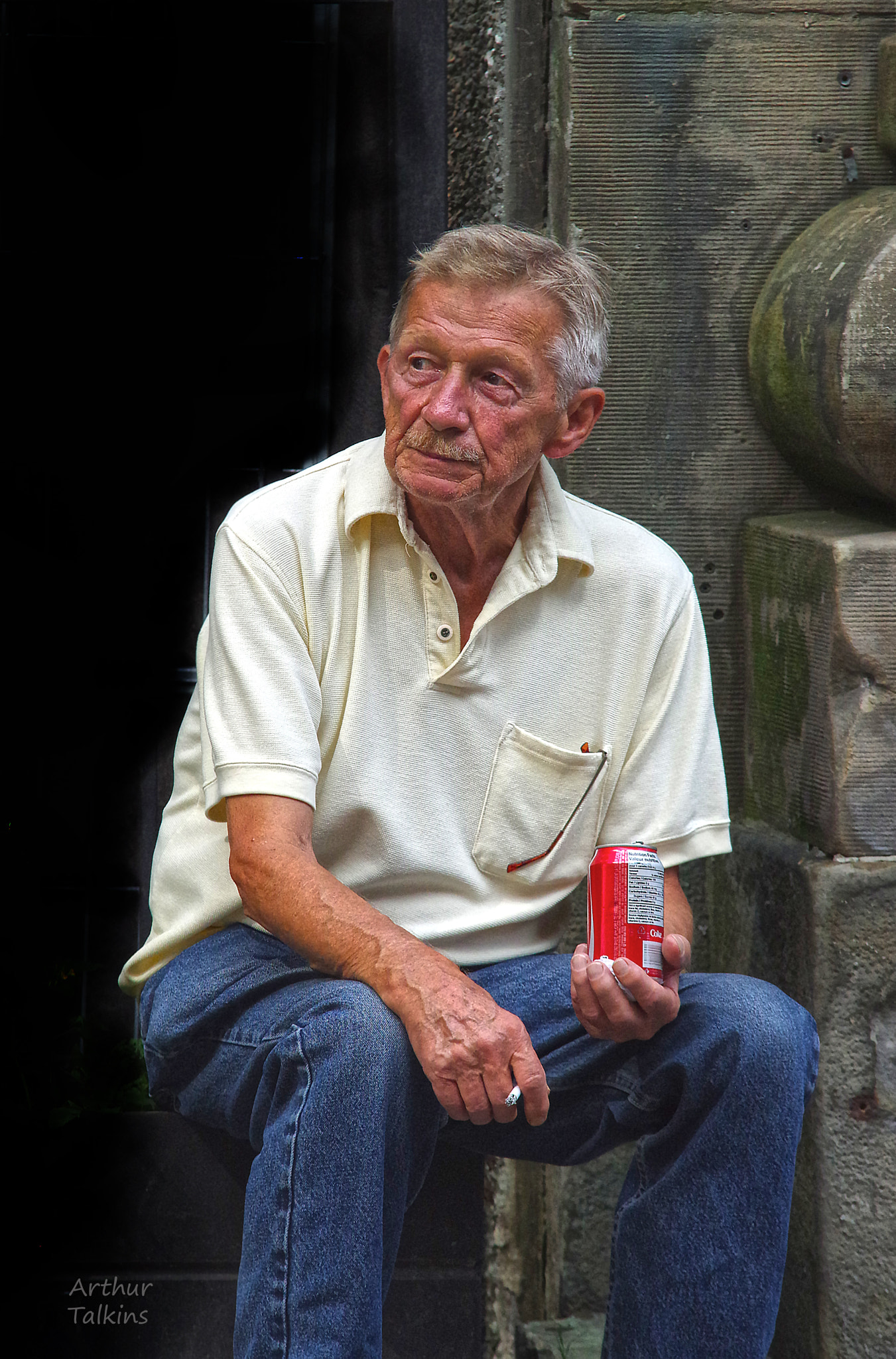 Pentax K-3 + Sigma 70-200mm F2.8 EX DG Macro HSM II sample photo. With coke and a smoke...a pensive moment!! photography