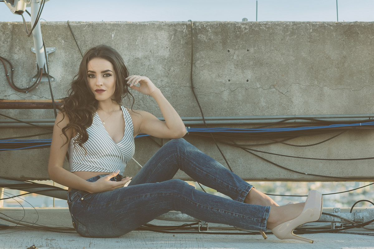 Nikon D810 + Nikon AF Nikkor 85mm F1.8D sample photo. Fernanda photography