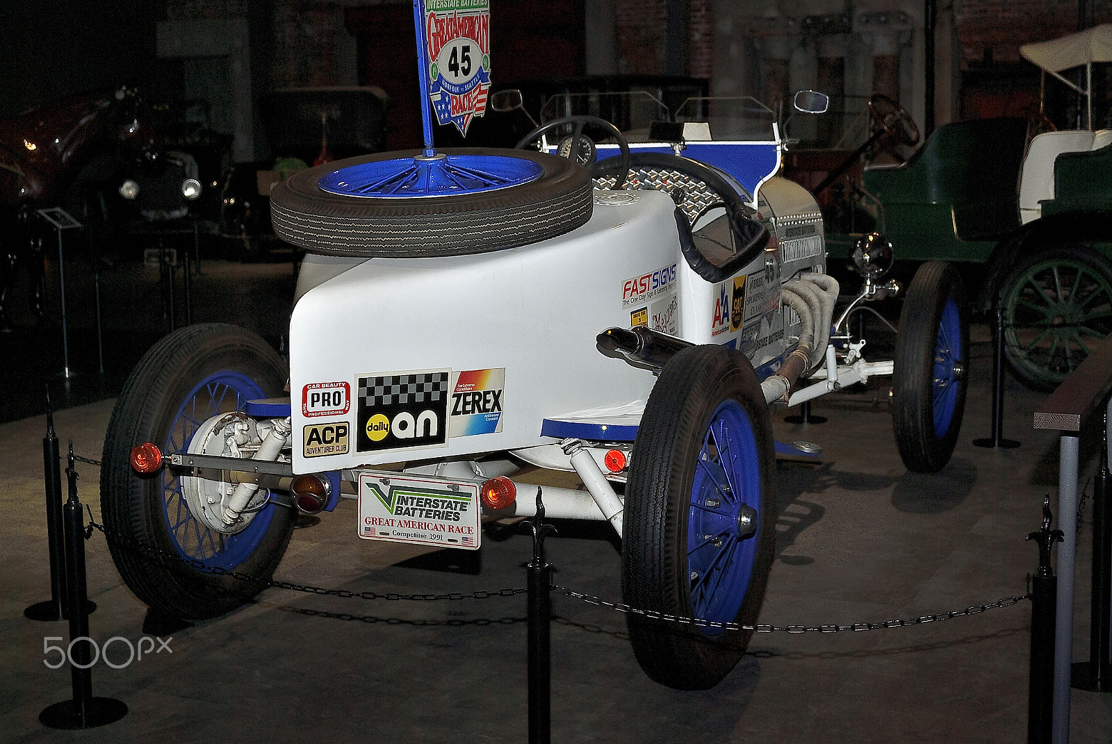 Nikon D200 sample photo. Ford model a rear view photography
