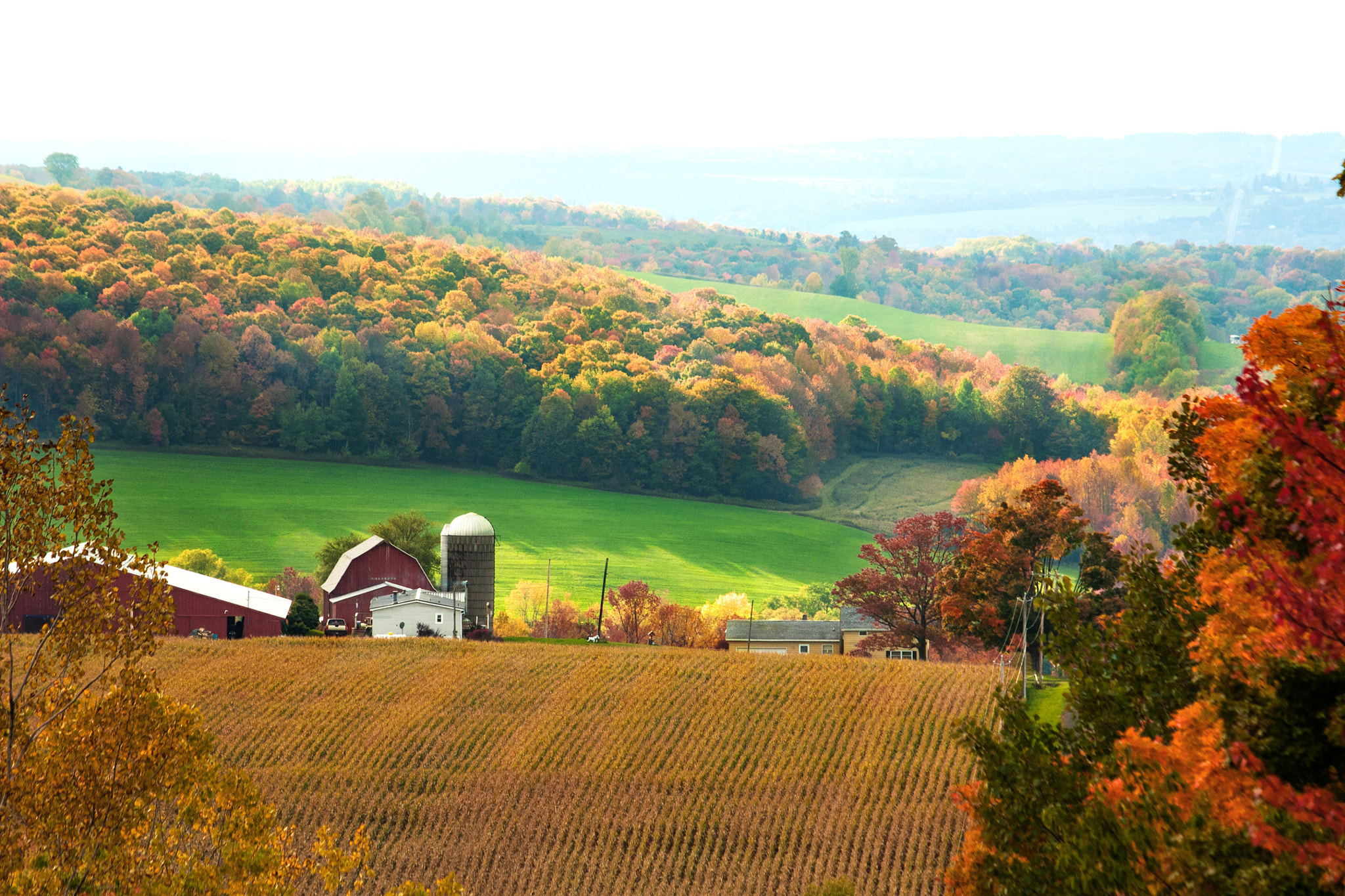 Canon EF-S 55-250mm F4-5.6 IS sample photo. Fall on the farm photography