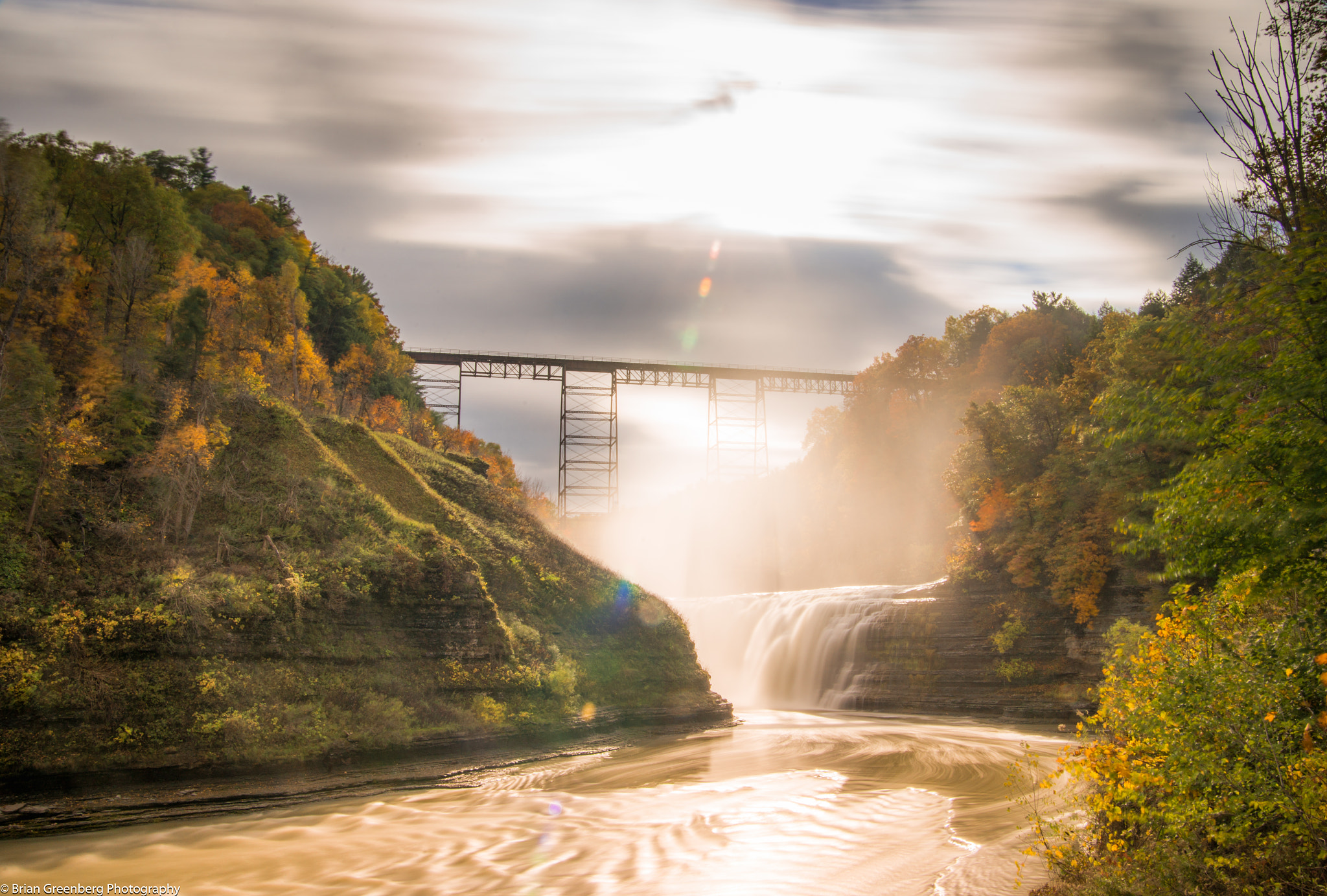 Sony a99 II + Sigma 17-70mm F2.8-4.5 (D) sample photo. Autumn in letchworth photography