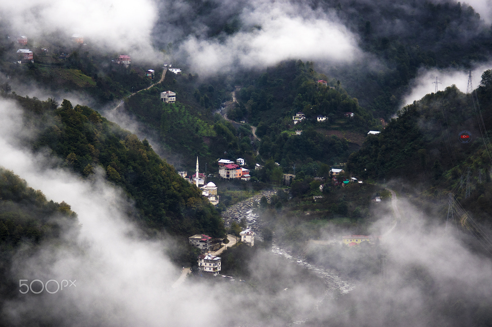 smc PENTAX-FA 100-300mm F4.7-5.8 sample photo. The rain village photography