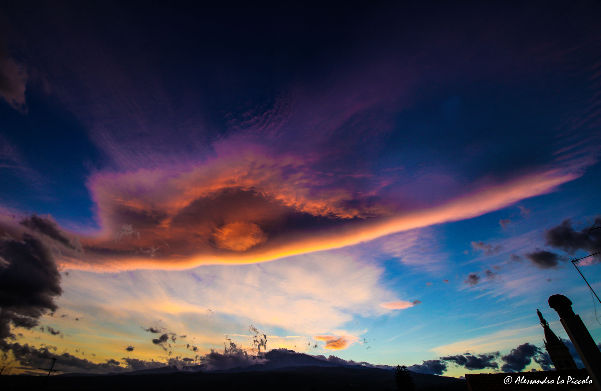 Canon EOS 6D + Tamron SP 15-30mm F2.8 Di VC USD sample photo. "eye in the sky" in etnean sunset photography