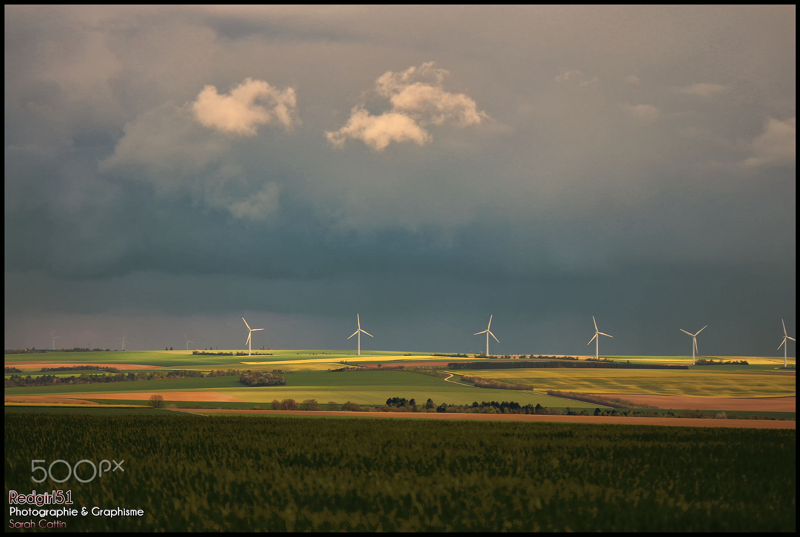 Canon EF 100-300mm f/5.6 sample photo. Ciel orageux en champagne (france) photography