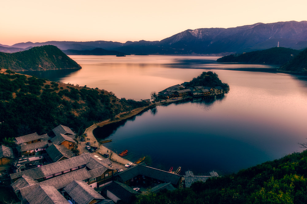 Sigma DP1s sample photo. Lugu lake photography