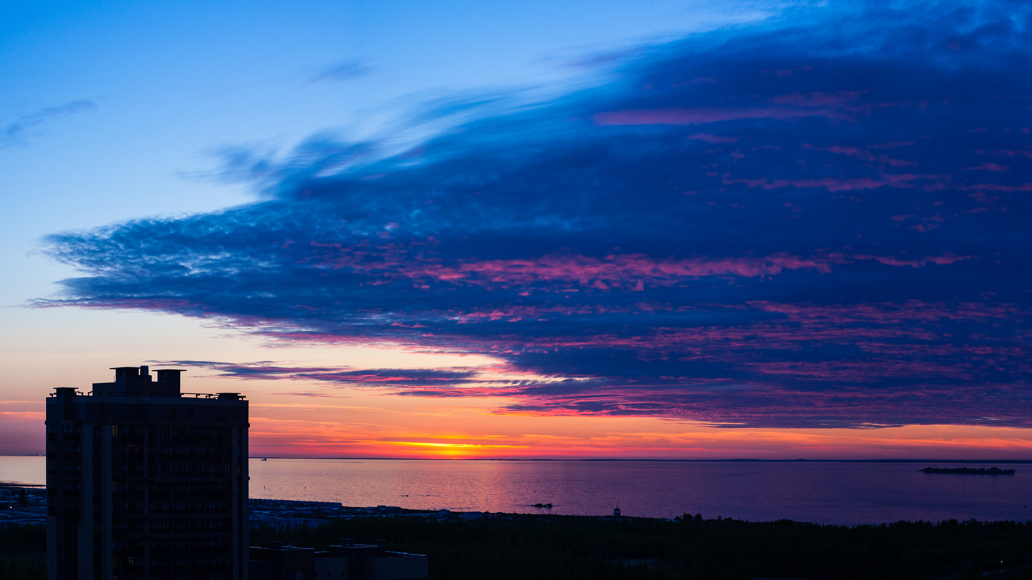 EF75-300mm f/4-5.6 sample photo. Russia, st.-petersburg, sunset v.1 photography