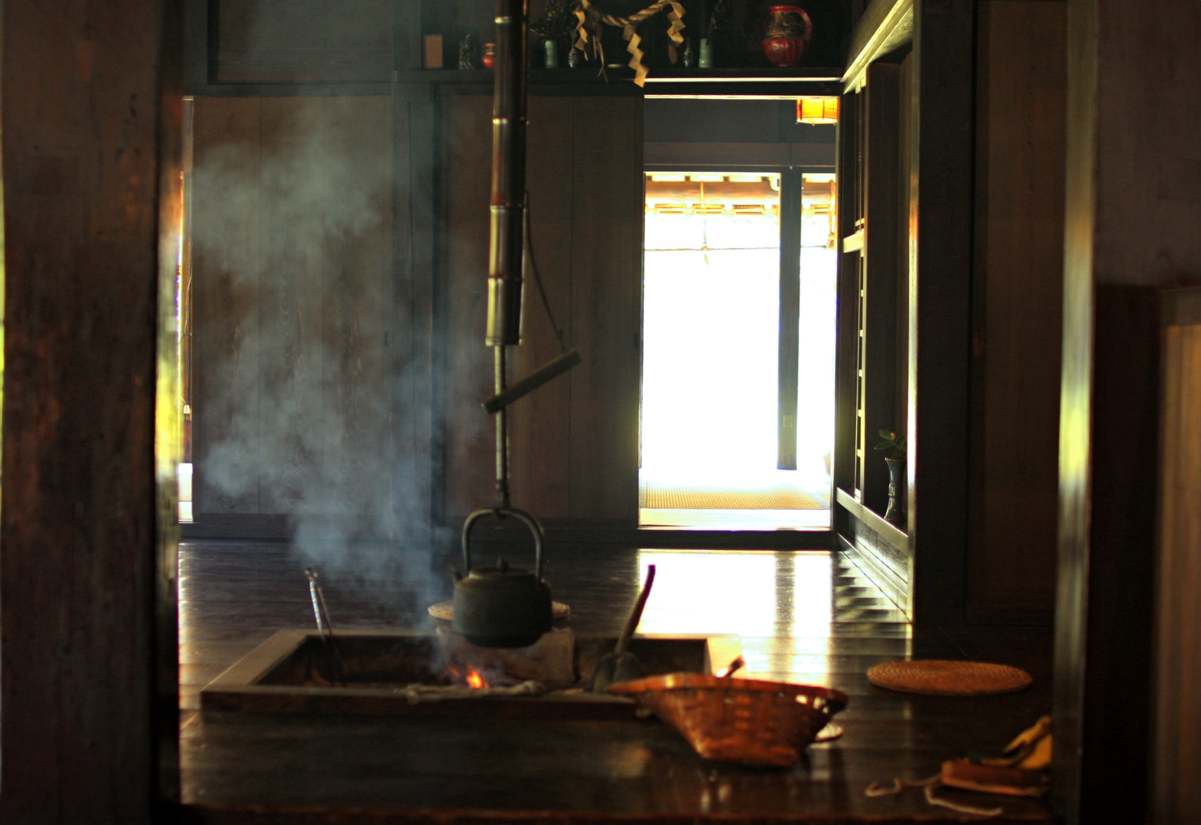 Sigma 30mm F1.4 EX DC HSM sample photo. Old farmer's house in the living room of japan photography