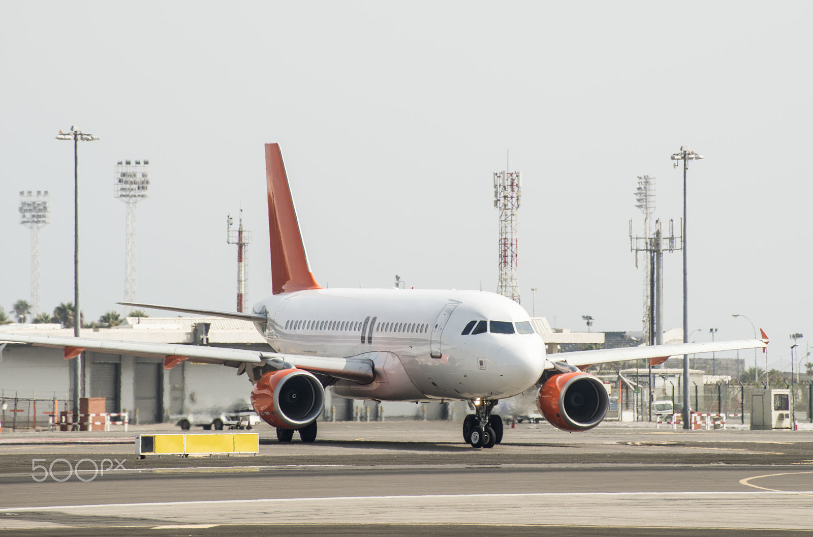 Nikon D800E sample photo. Plane before takeoff photography