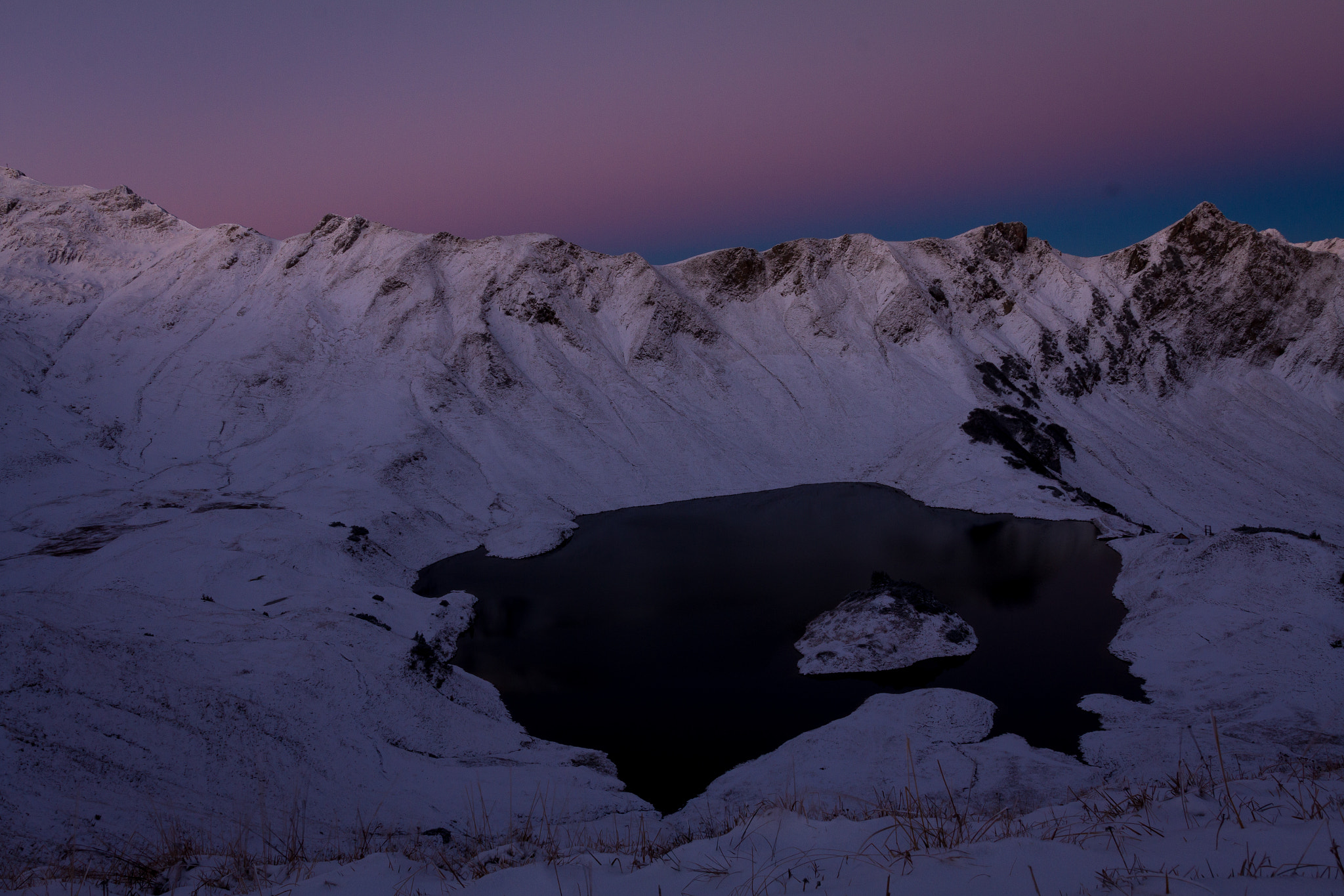 Canon EOS 7D + Sigma 18-35mm f/1.8 DC HSM sample photo. Schrecksee at sunrise photography