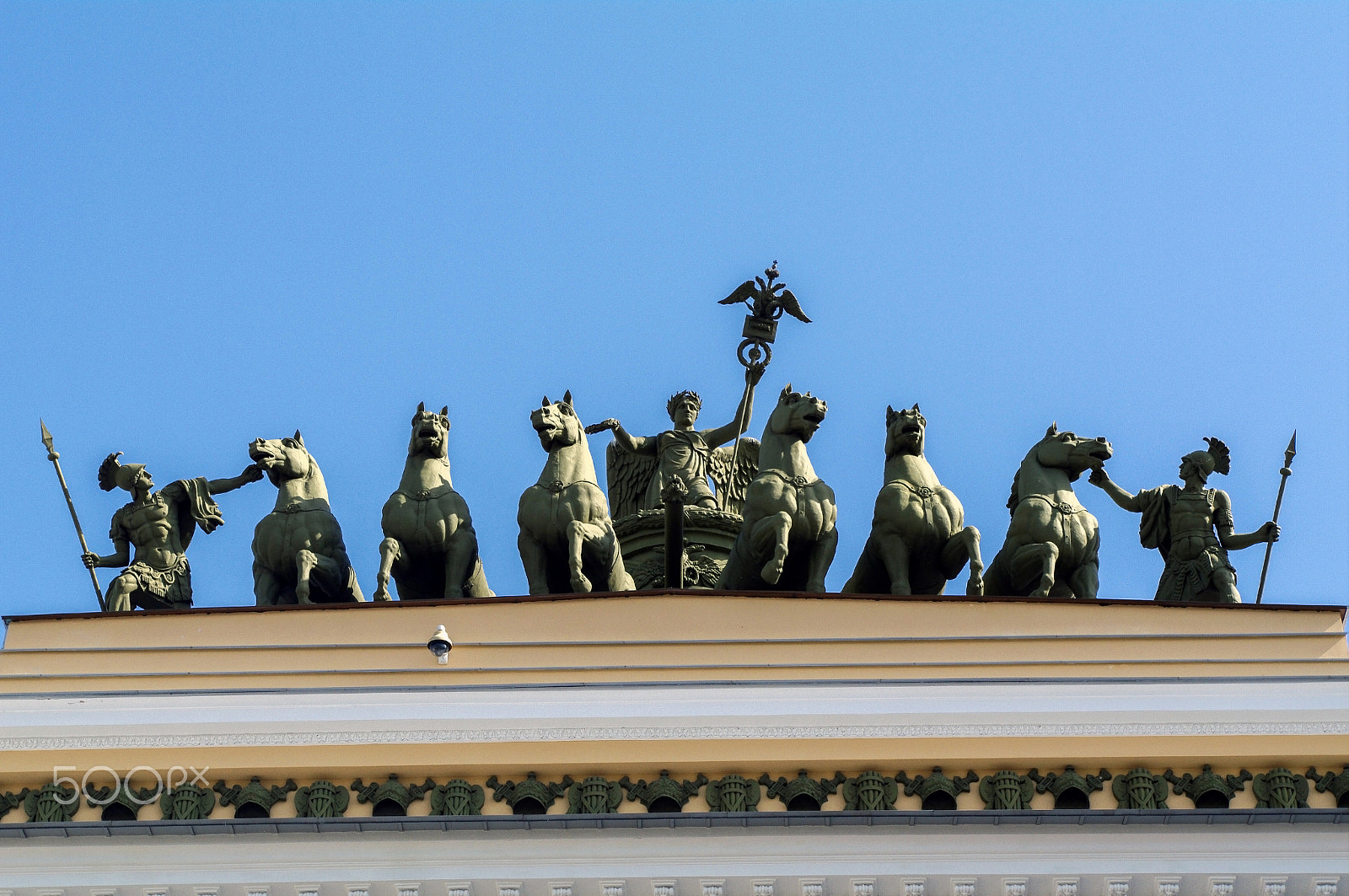 Pentax K-7 sample photo. Saint petersburg - june 05, 2014: detail chariot of glory on the photography