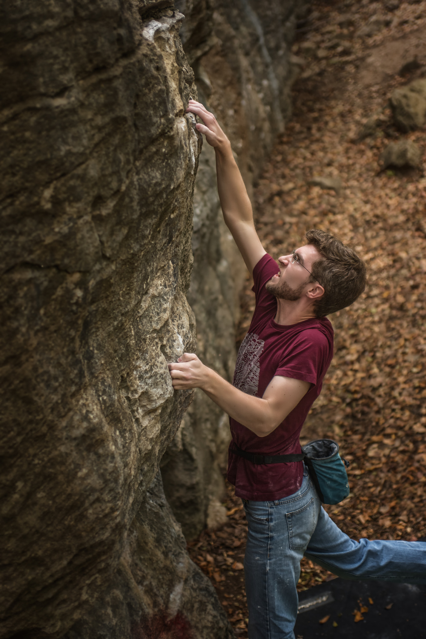 Nikon D810 + AF Zoom-Nikkor 35-70mm f/2.8D sample photo. Chandler park climbing photography