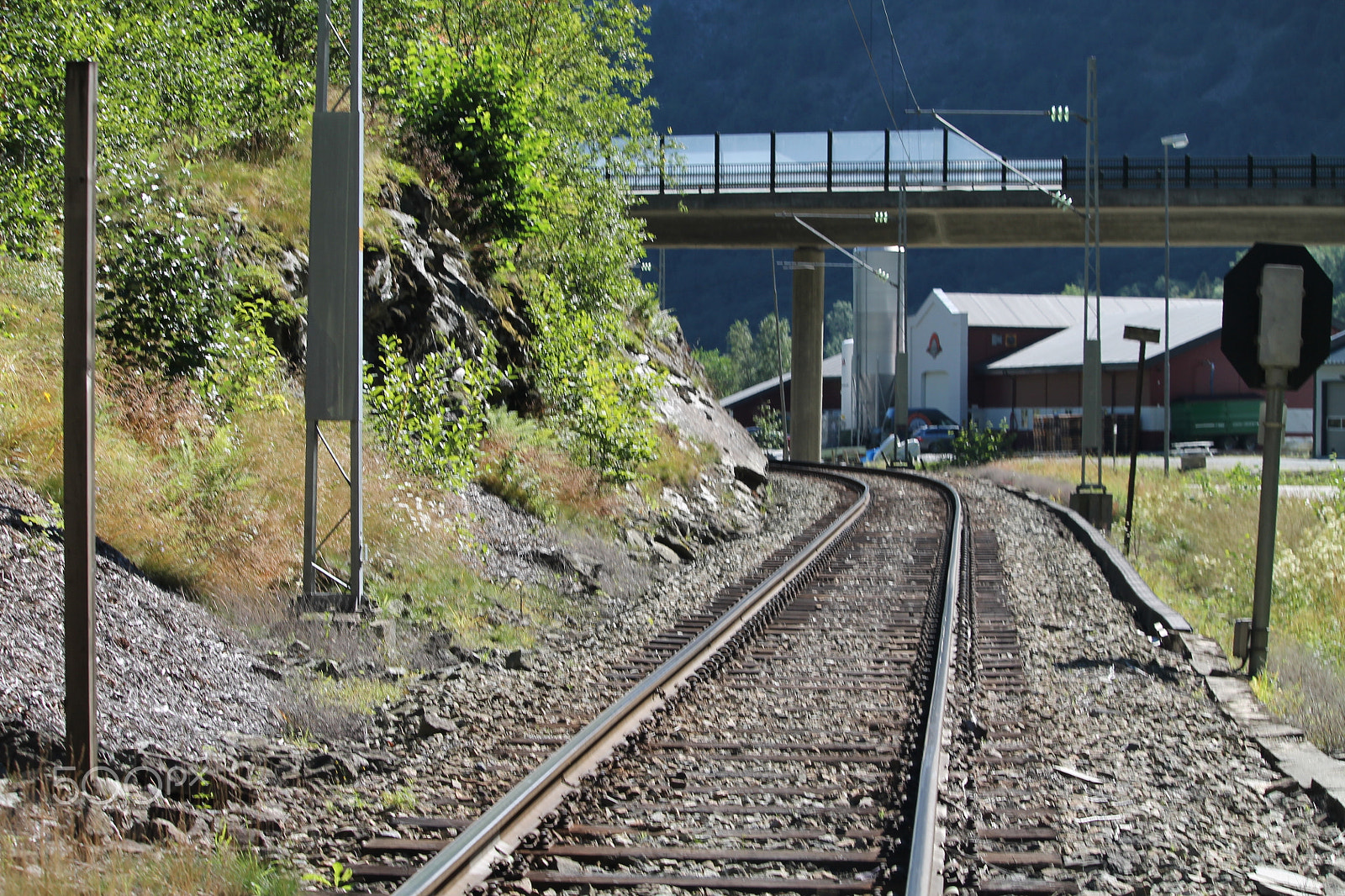 Canon EF-S 55-250mm F4-5.6 IS STM sample photo. Railway photography