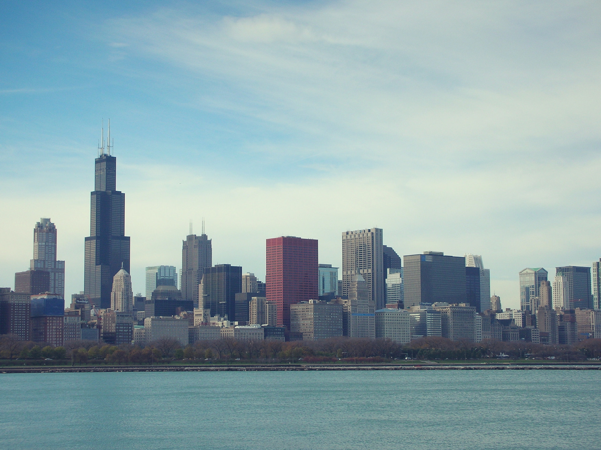 Nikon S1 sample photo. Chicago skyline photography