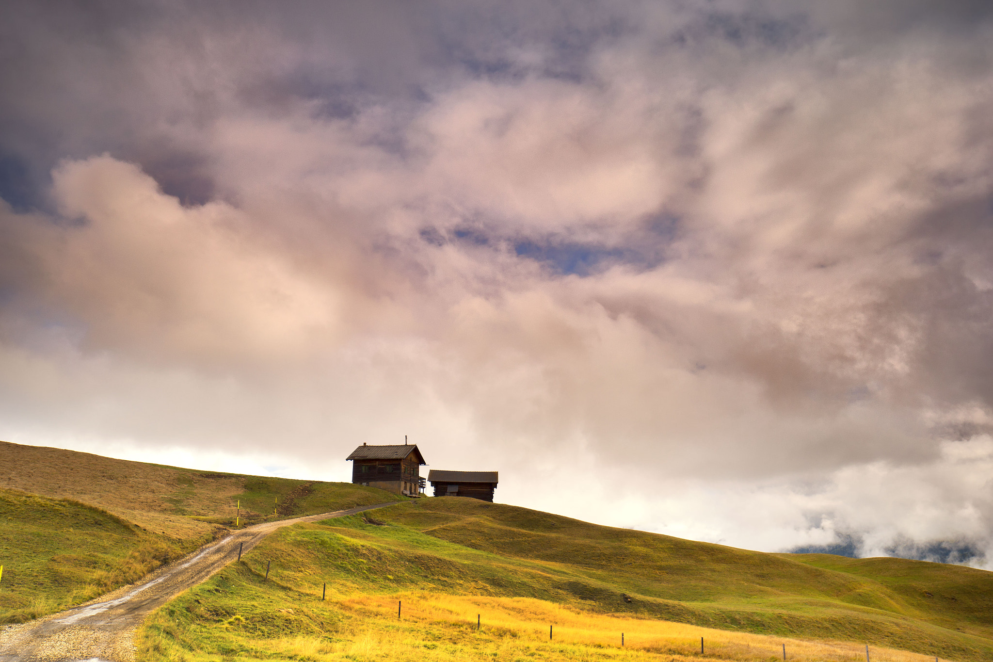 Canon EF 16-35mm F4L IS USM sample photo. Two huts photography