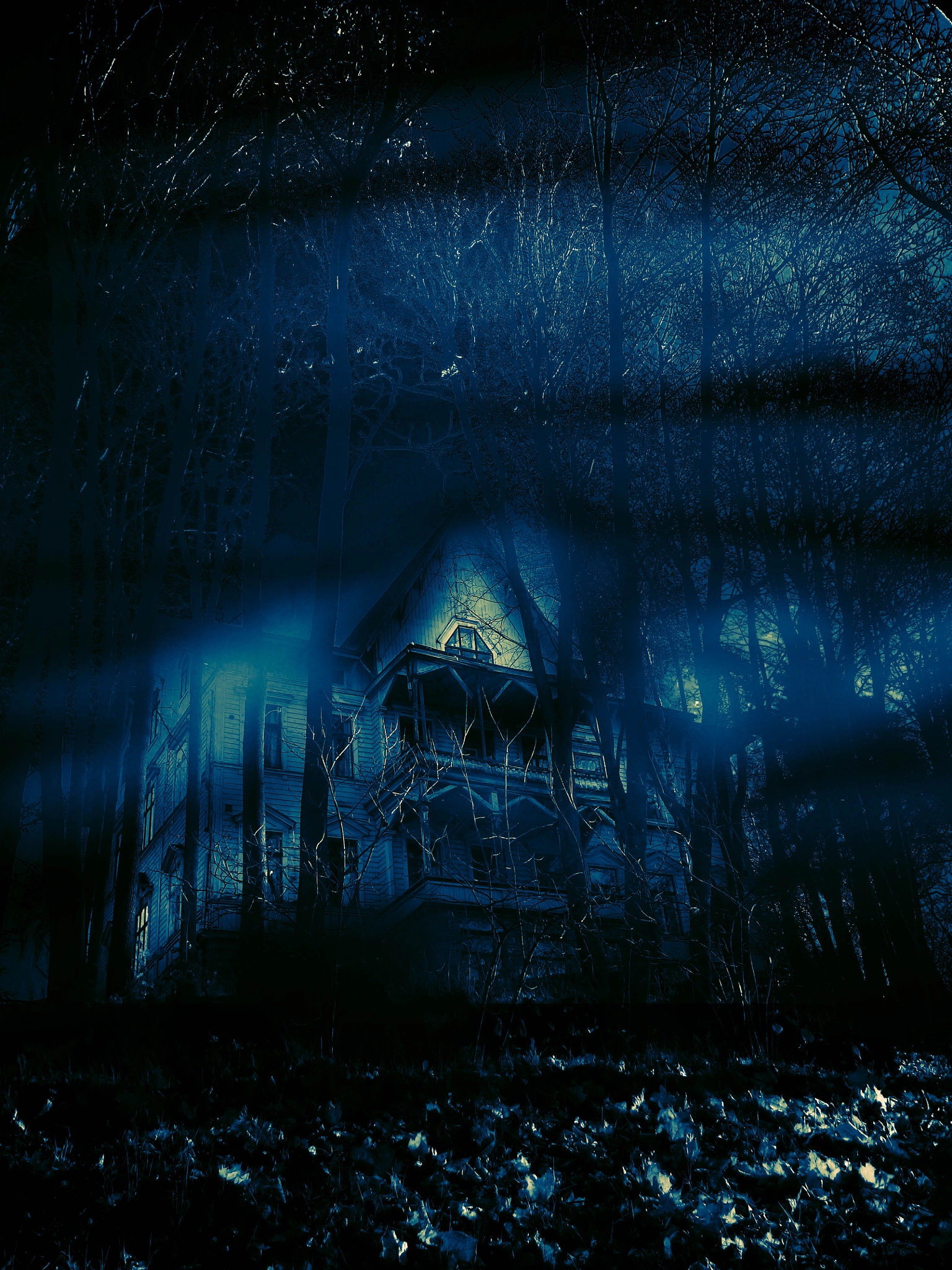 Olympus SP-820UZ sample photo. Haunted house photography